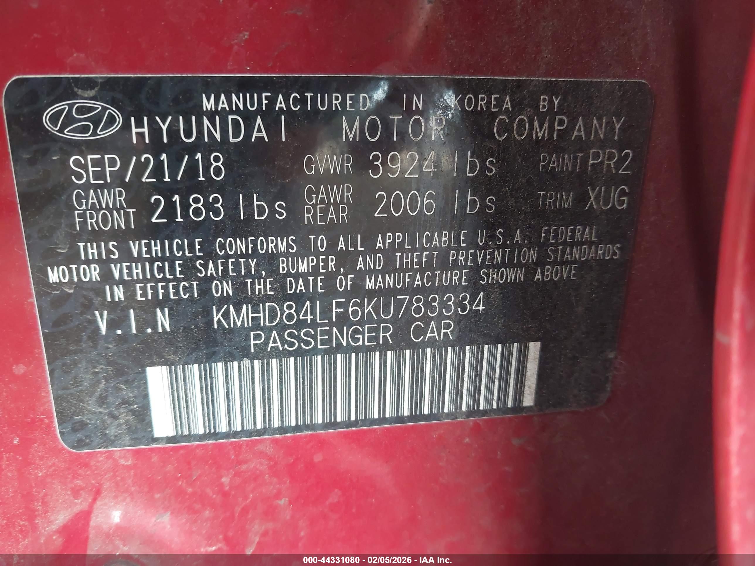 HYUNDAI ELANTRA image 9