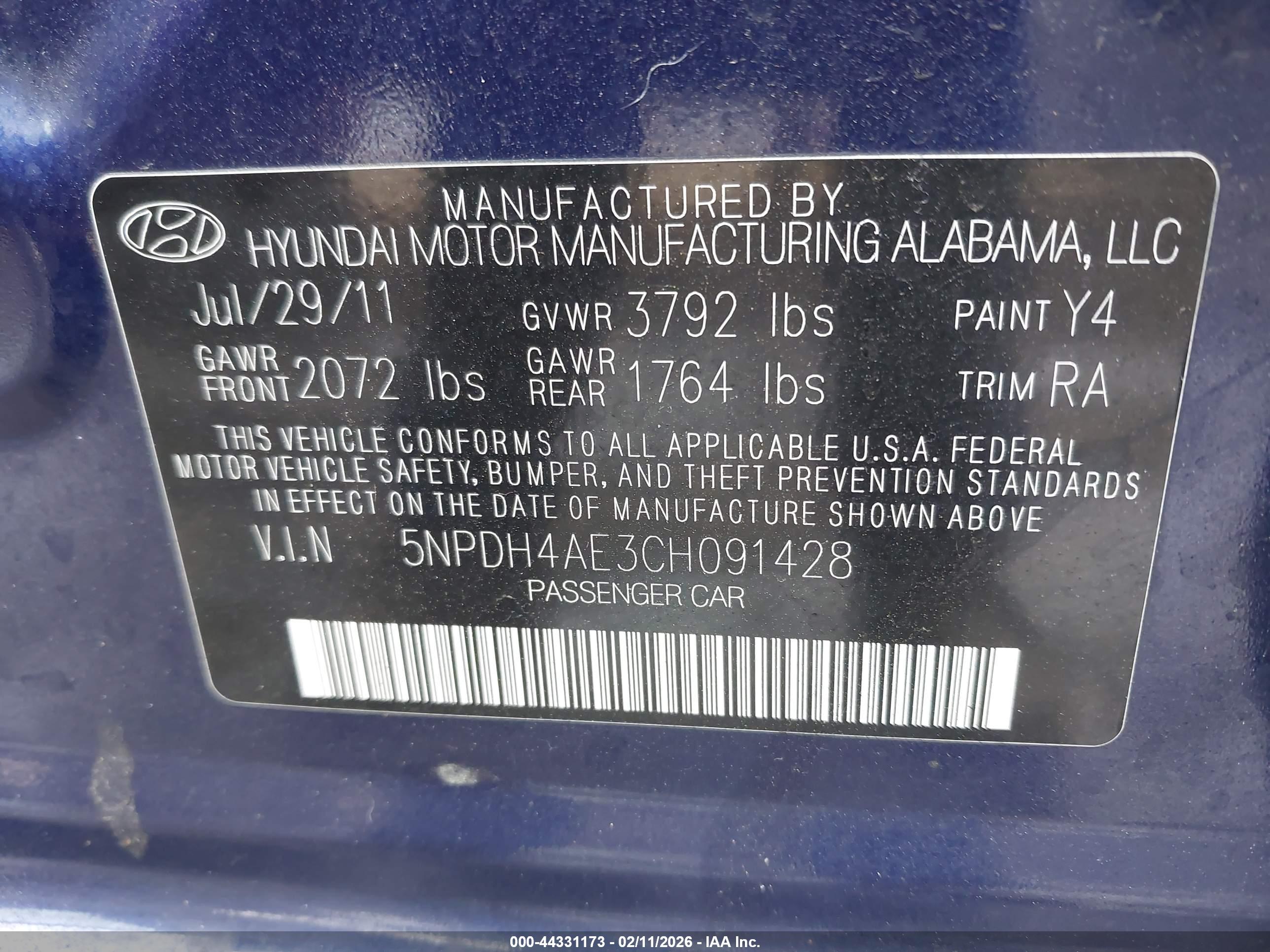 HYUNDAI ELANTRA image 9