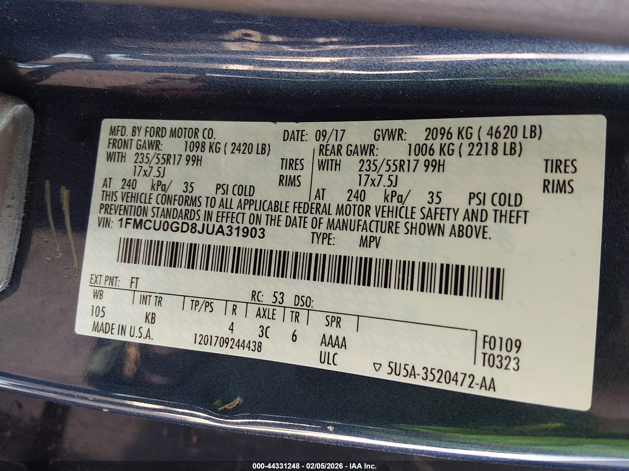 FORD ESCAPE image 9
