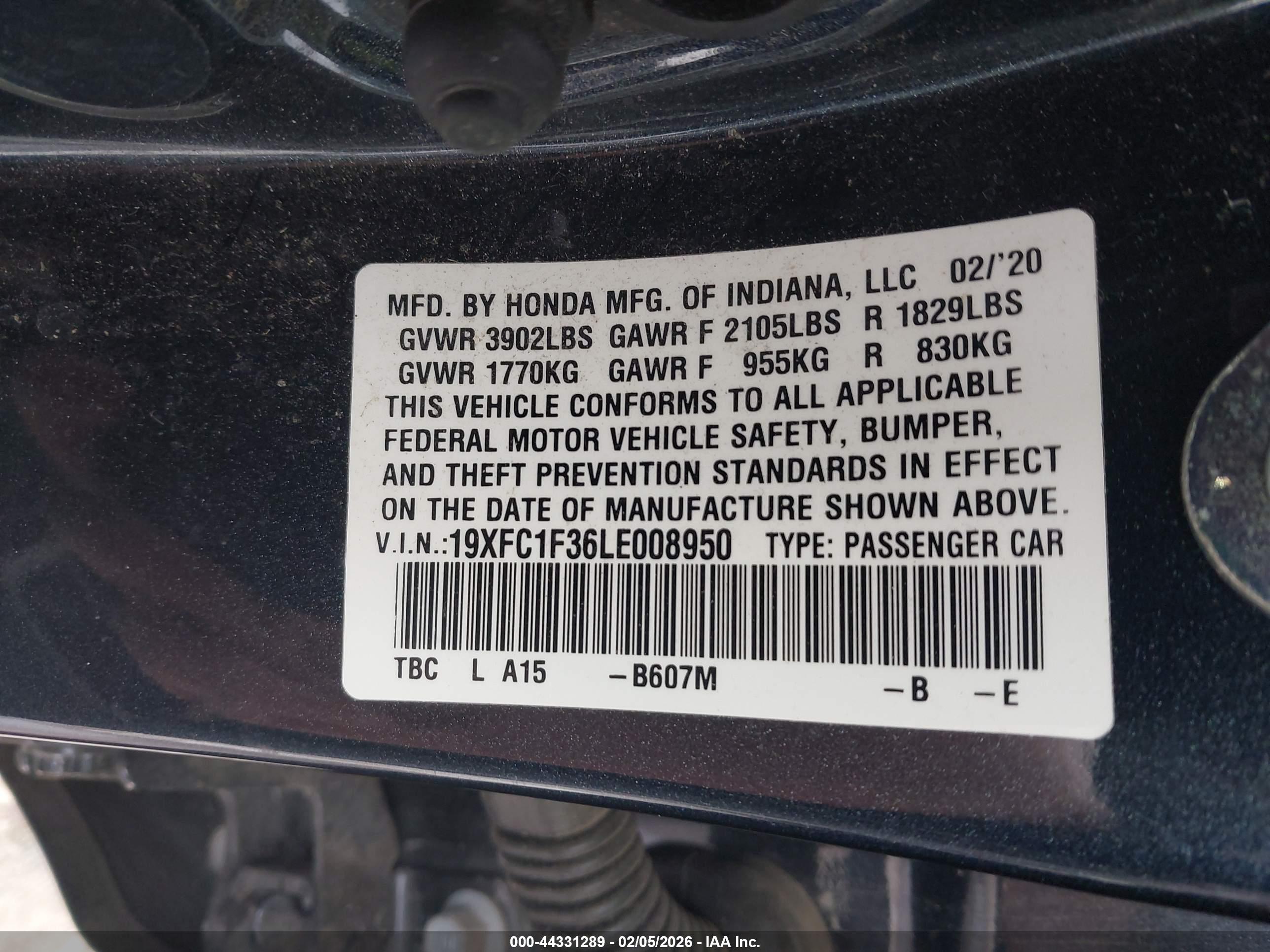 HONDA CIVIC image 9