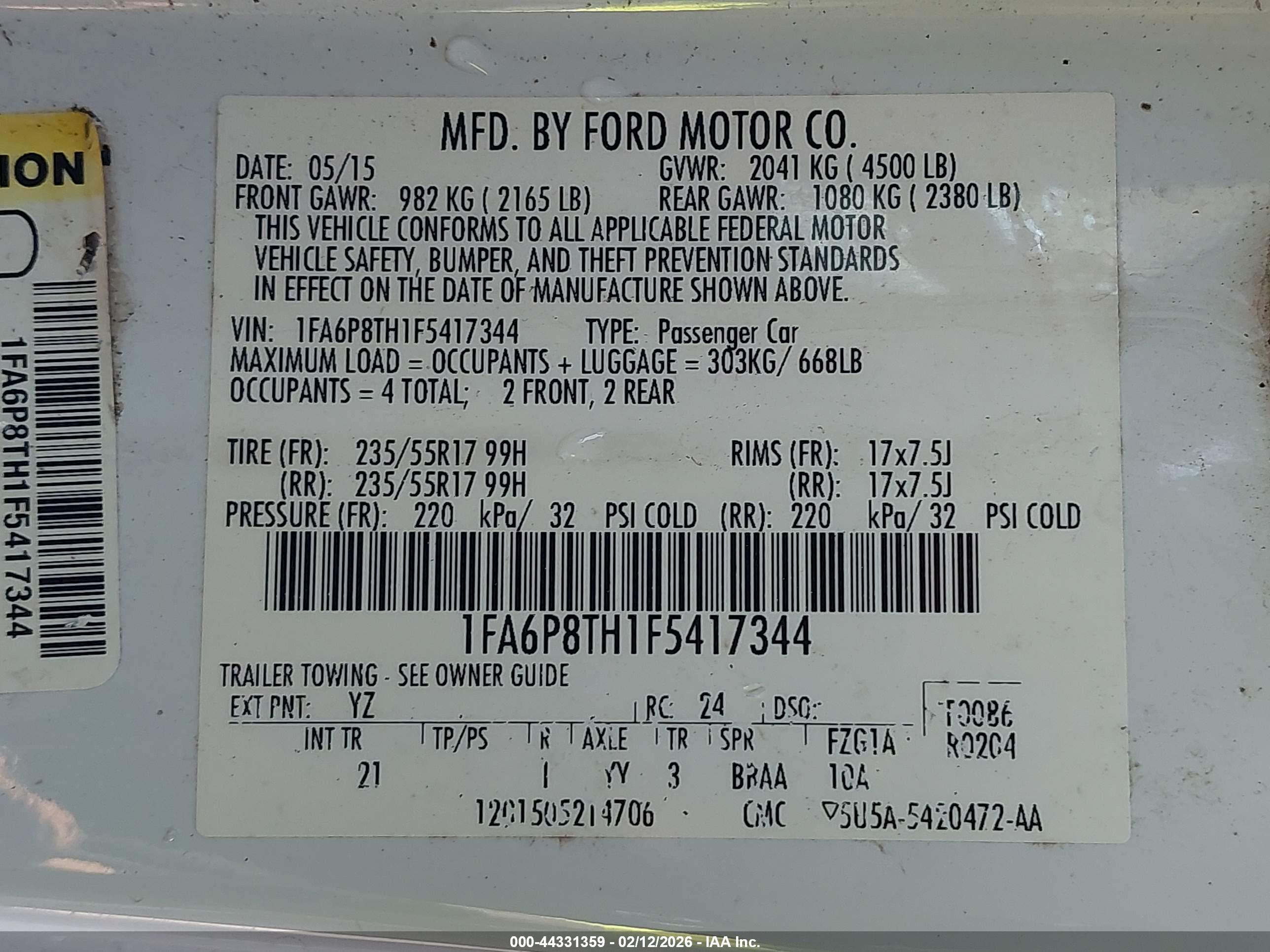 FORD MUSTANG image 9