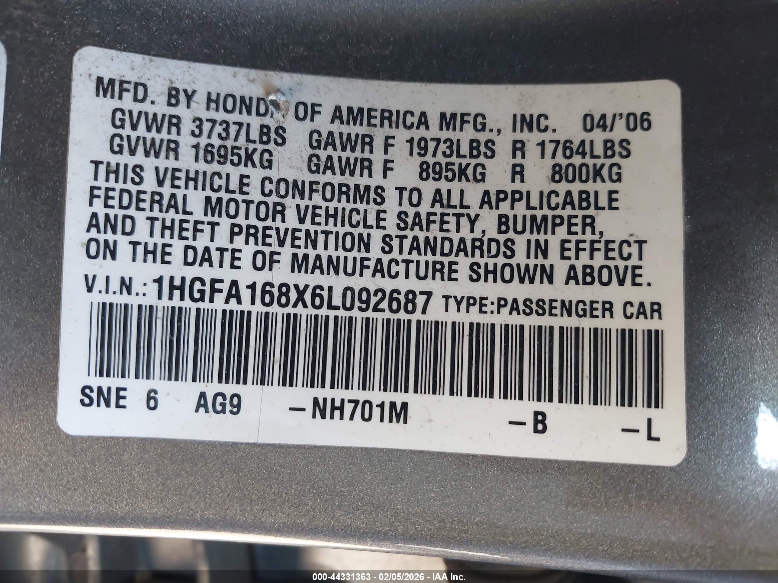 HONDA CIVIC image 9