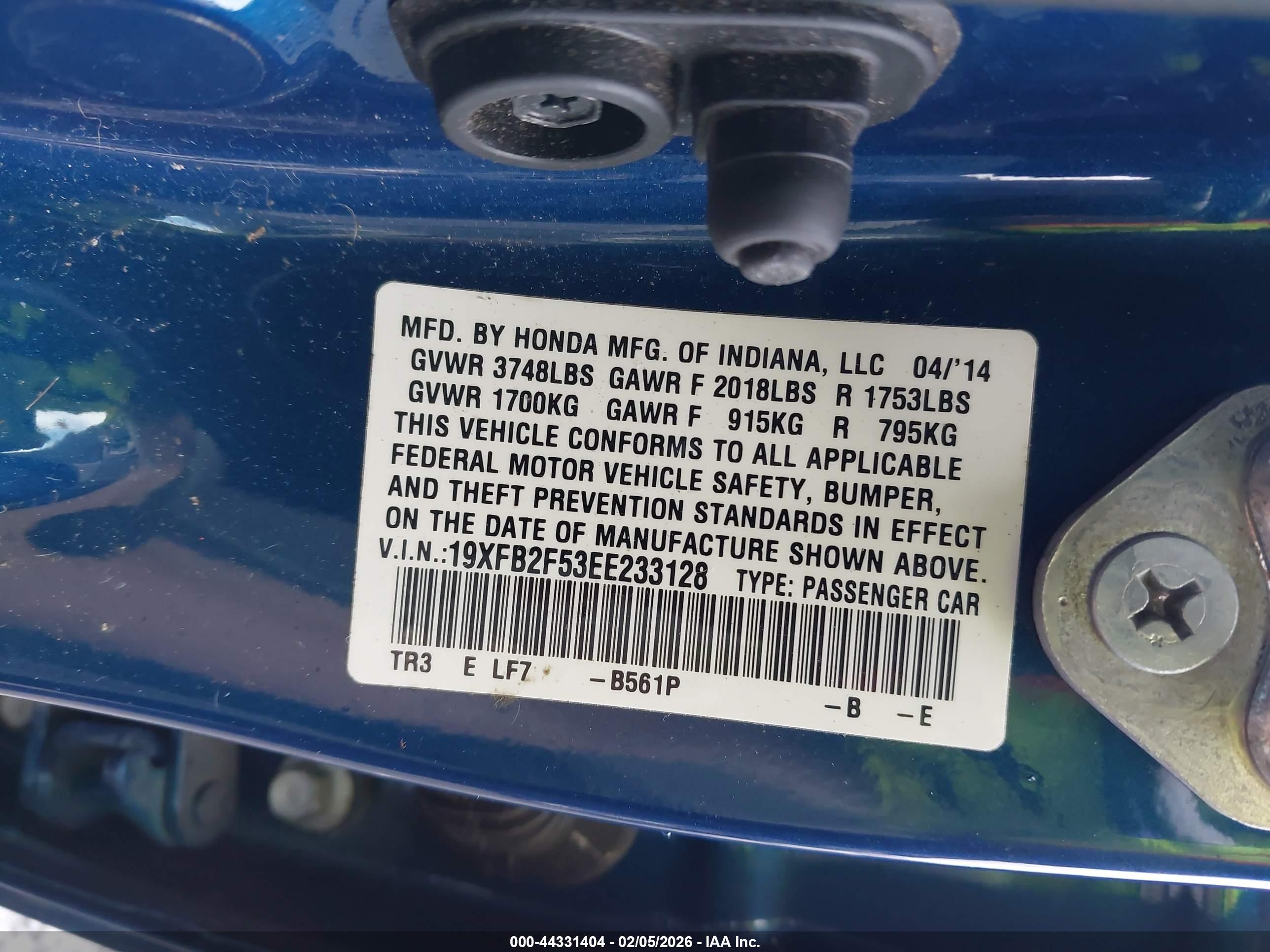 HONDA CIVIC image 9