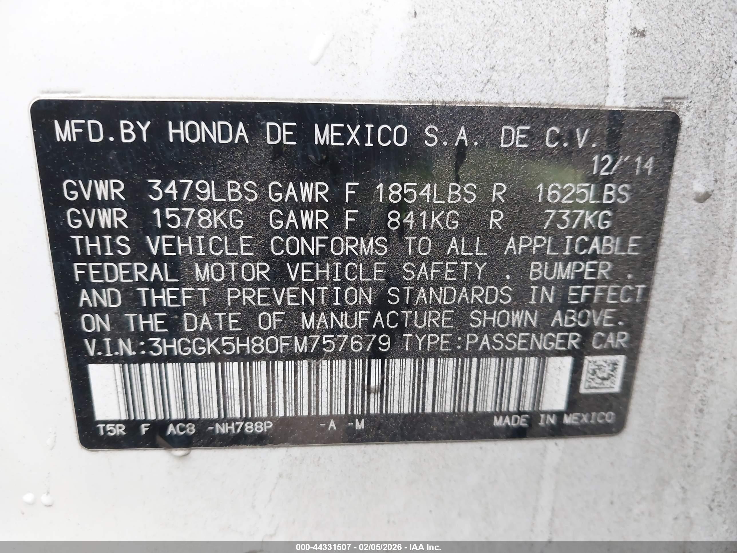 HONDA FIT image 9