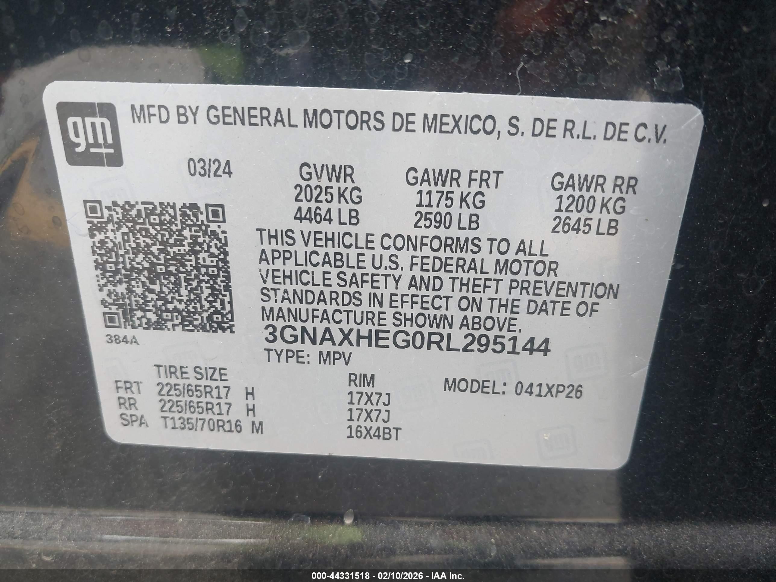 CHEVROLET EQUINOX image 9