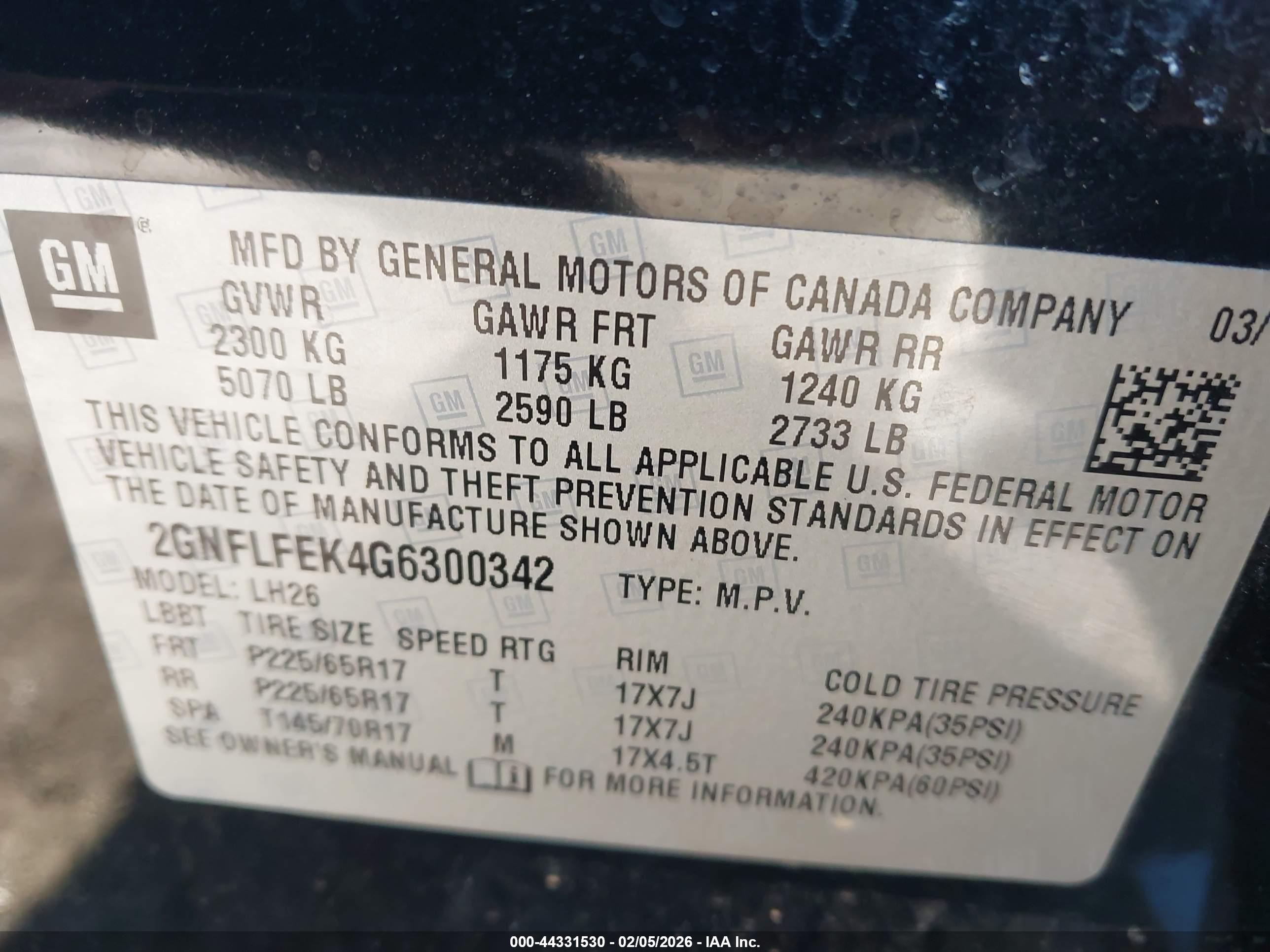 CHEVROLET EQUINOX image 9