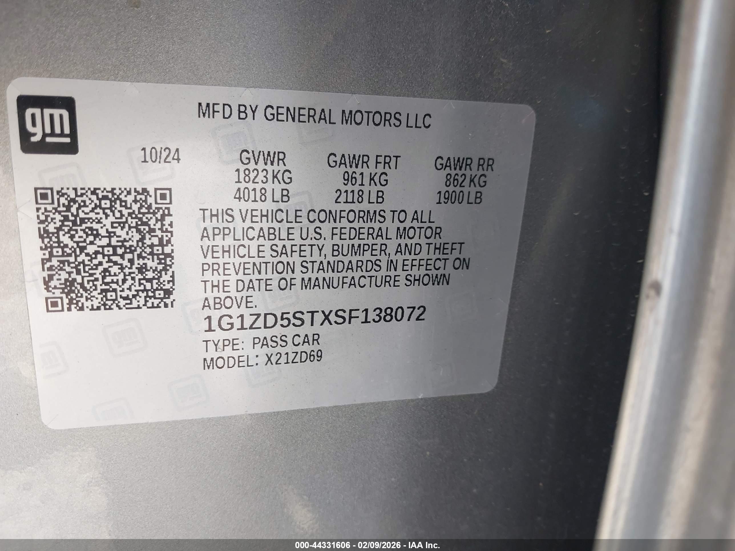 CHEVROLET MALIBU image 9