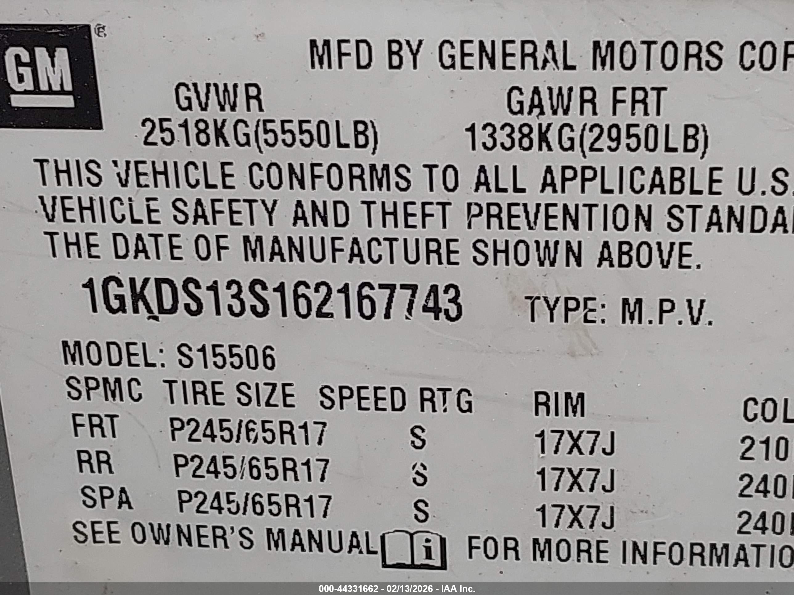 GMC ENVOY image 9