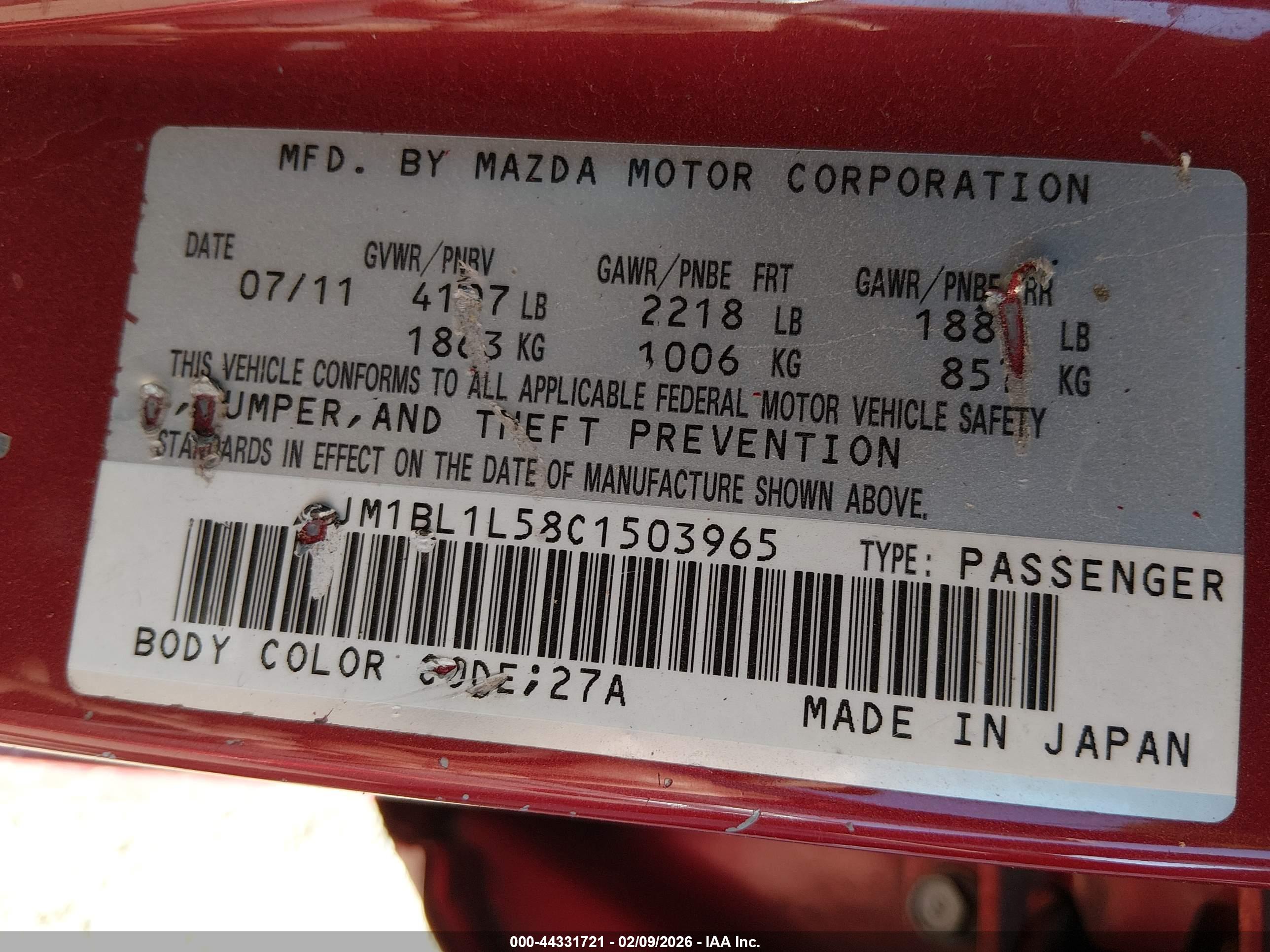 MAZDA MAZDA3 image 9