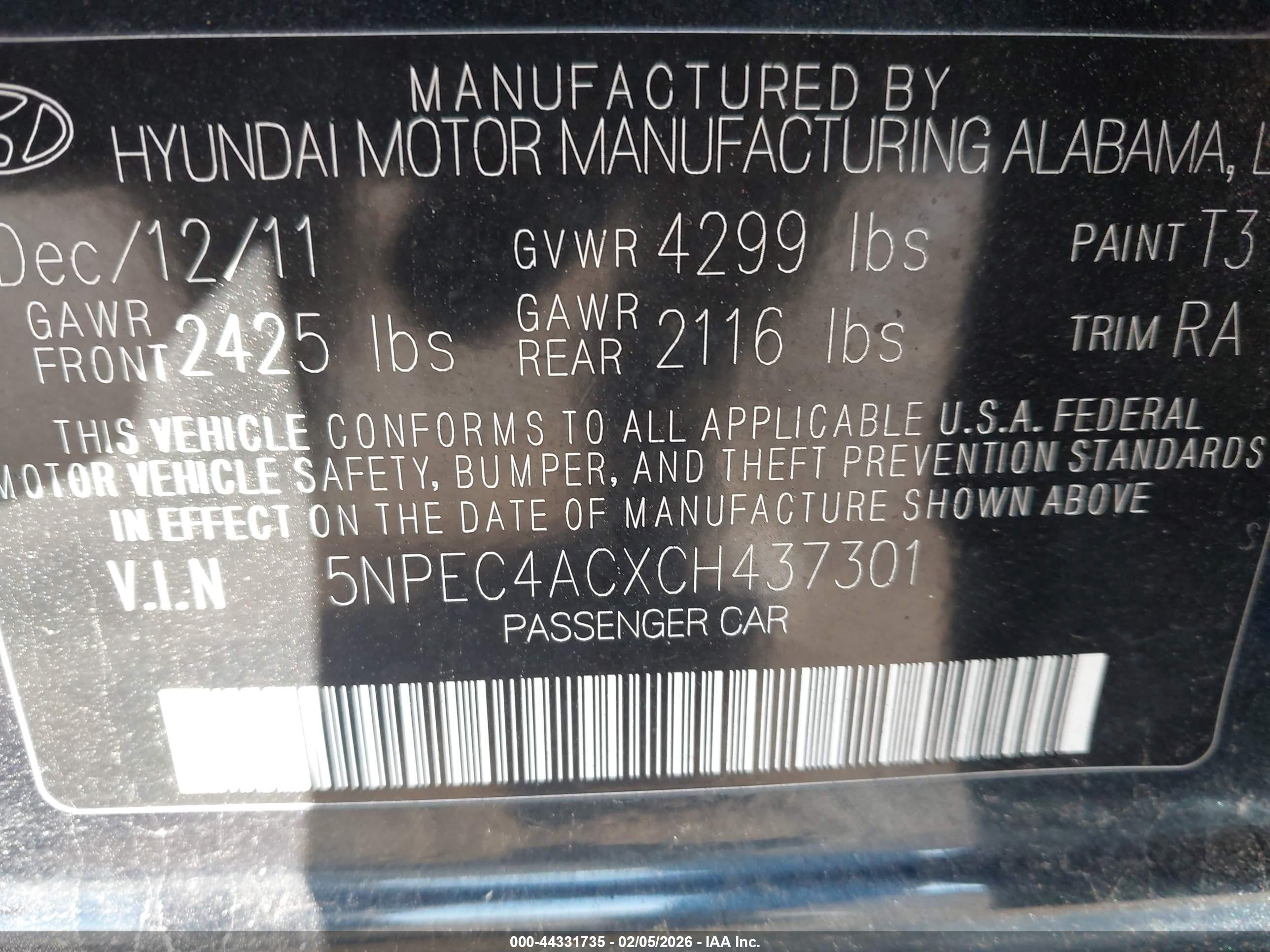 HYUNDAI SONATA image 9