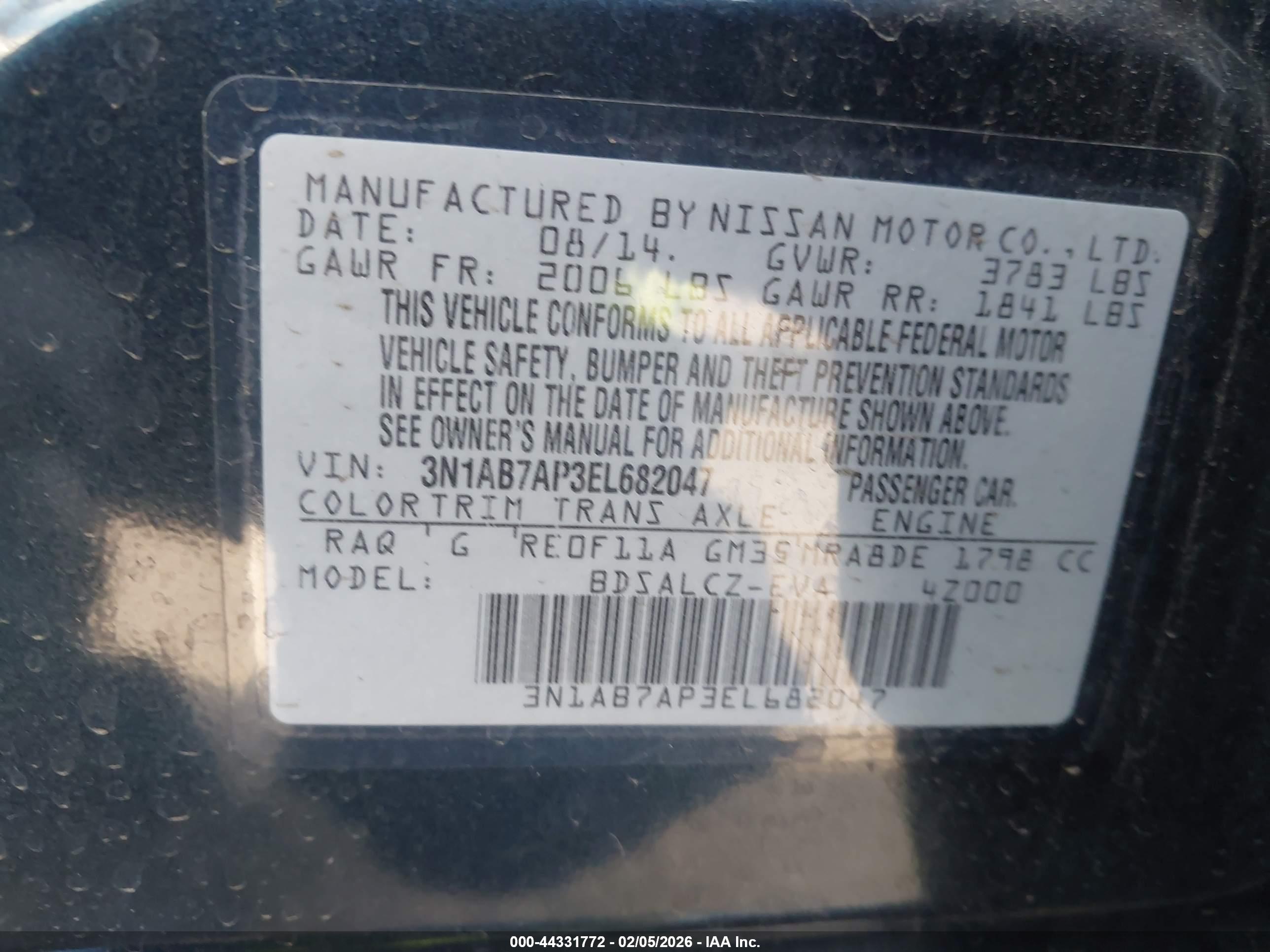 NISSAN SENTRA image 9