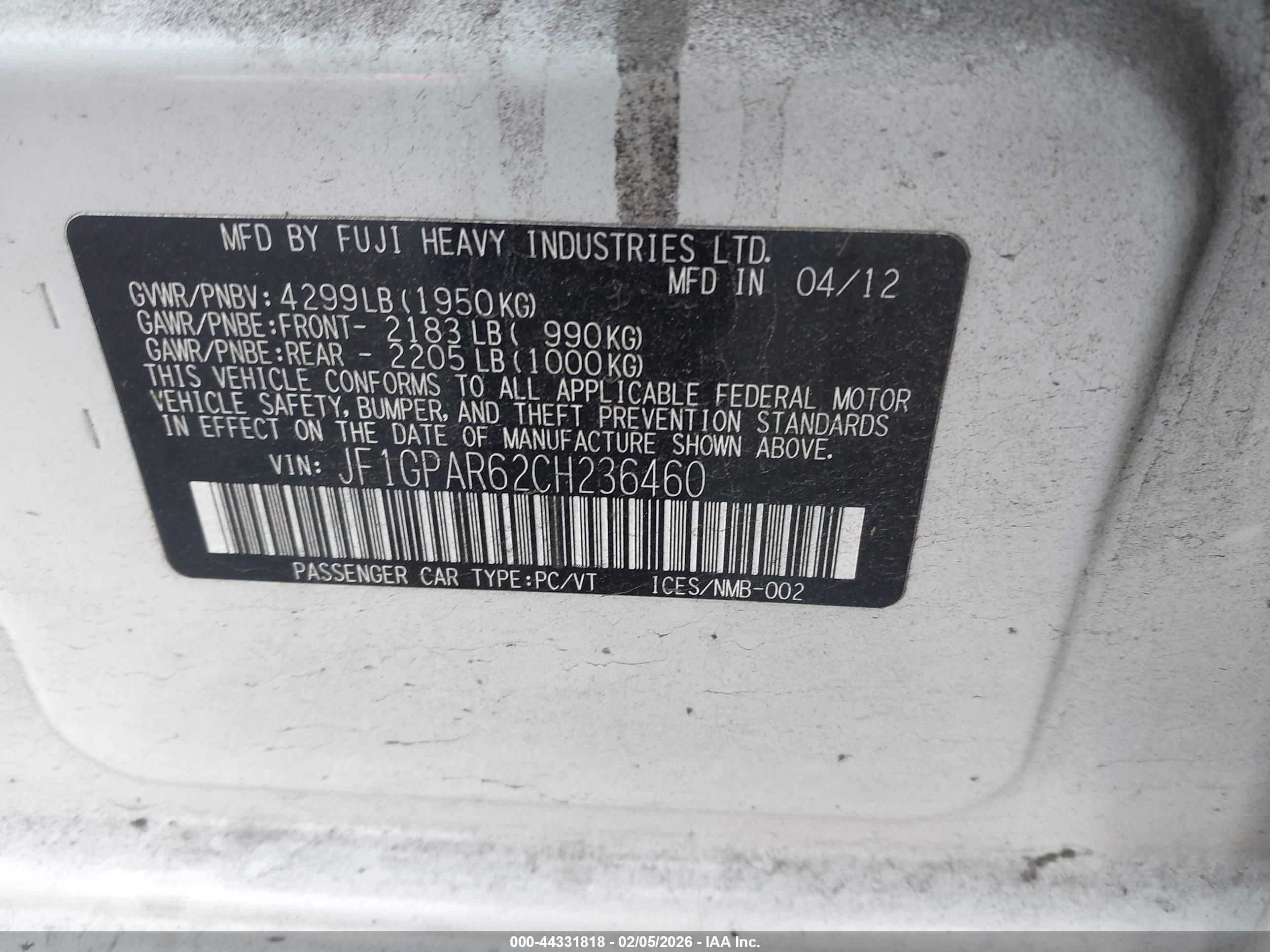 SUBARU IMPREZA image 9