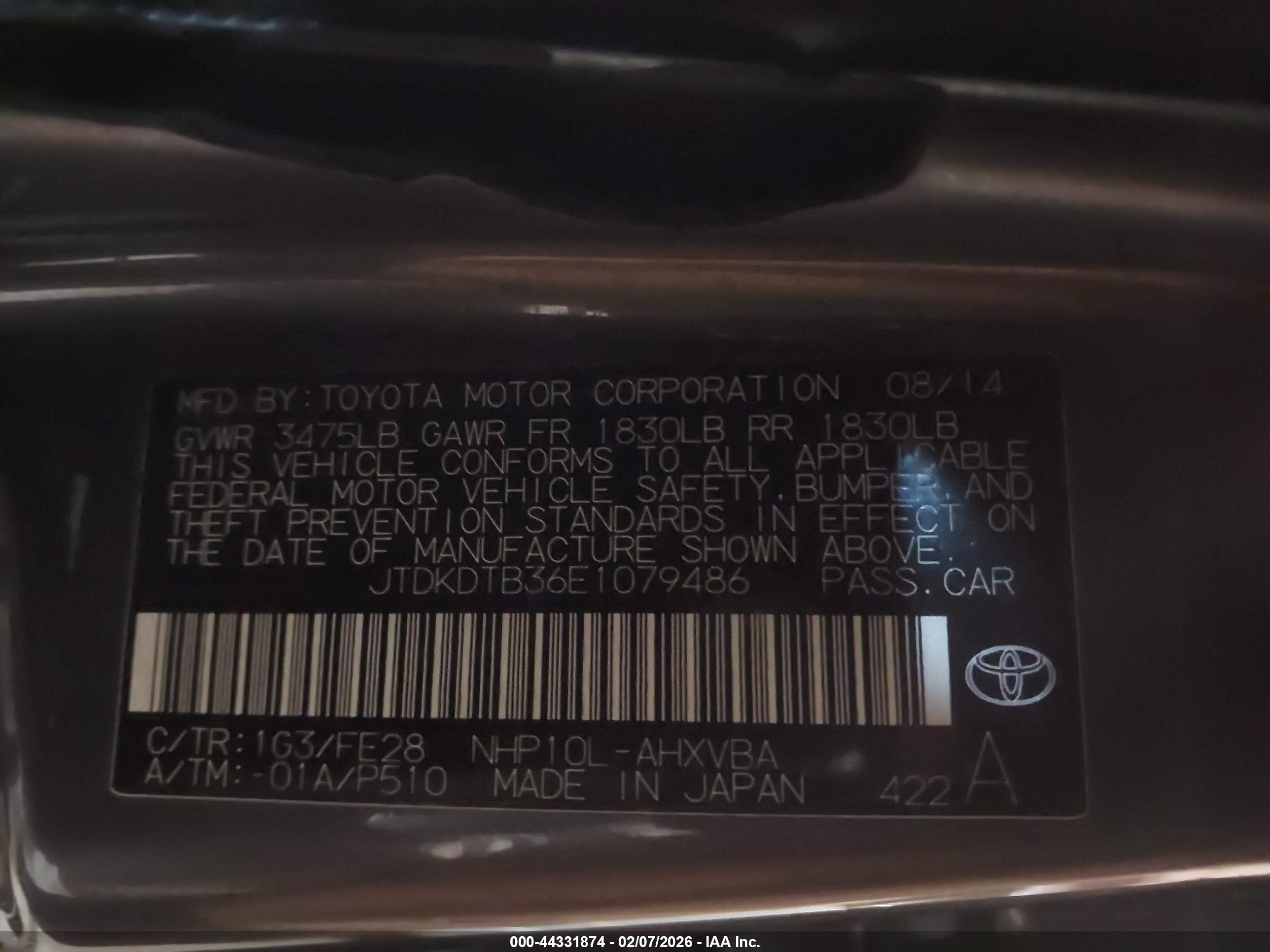 TOYOTA PRIUS image 9
