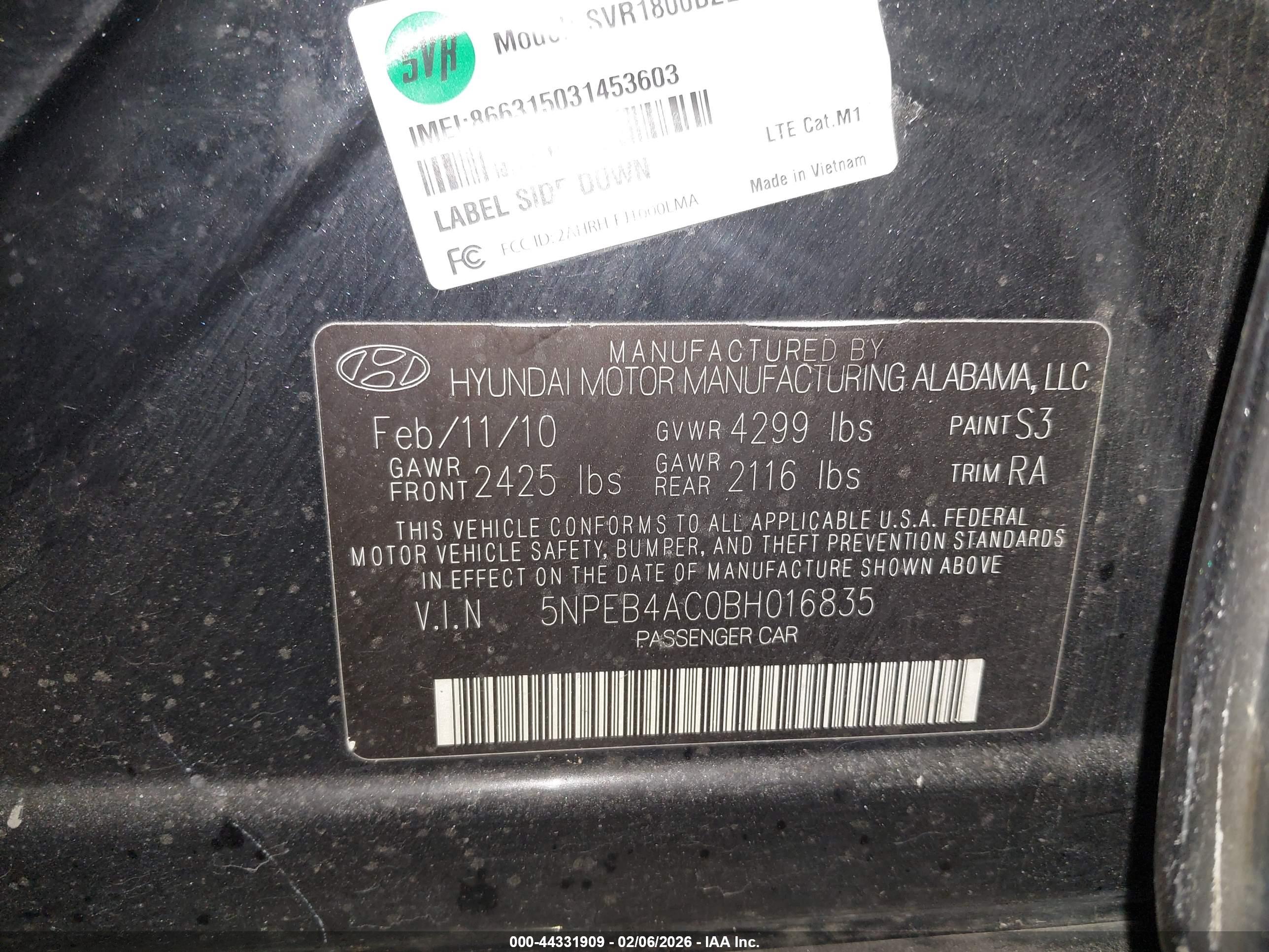 HYUNDAI SONATA image 9