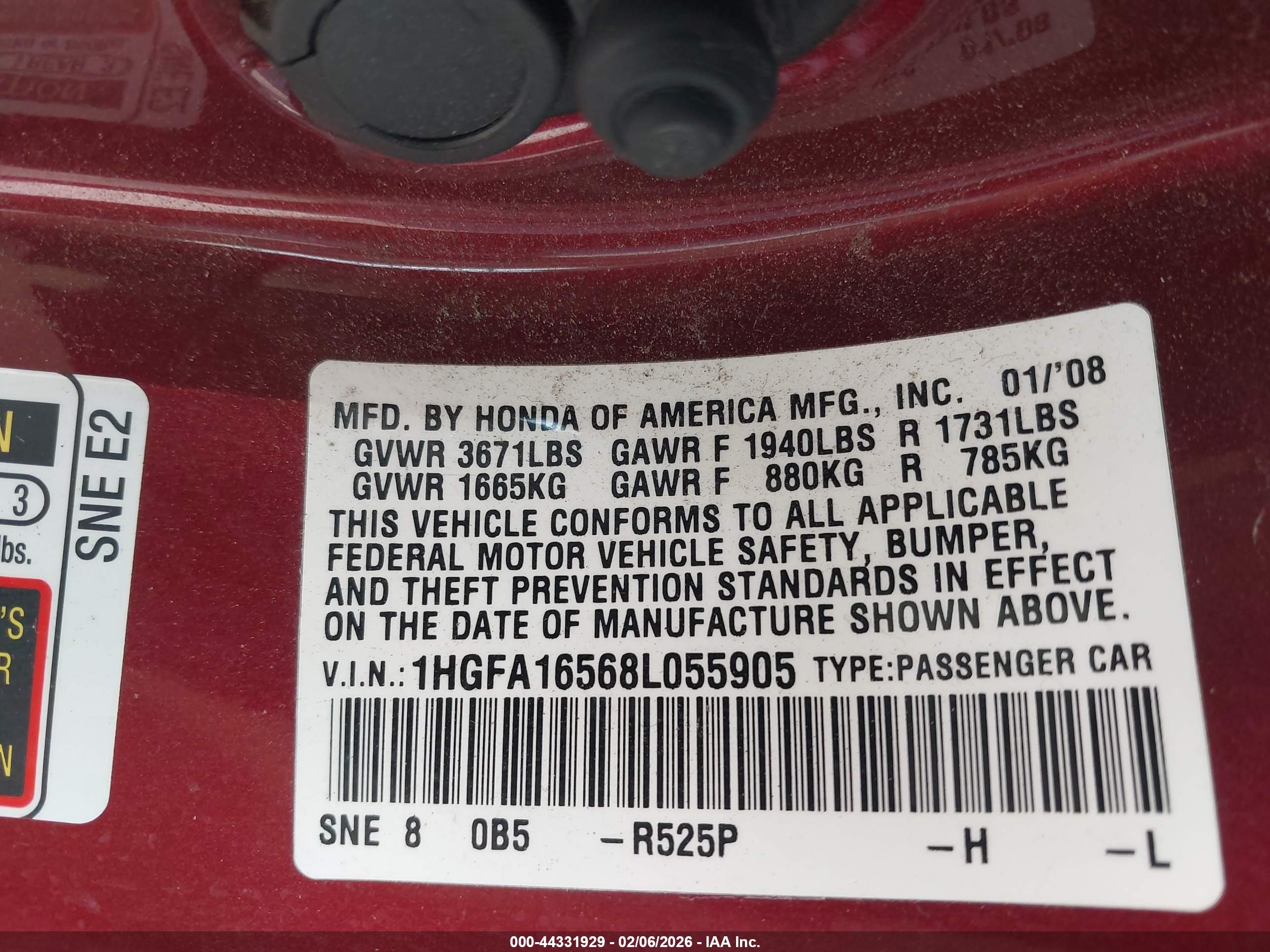 HONDA CIVIC image 9