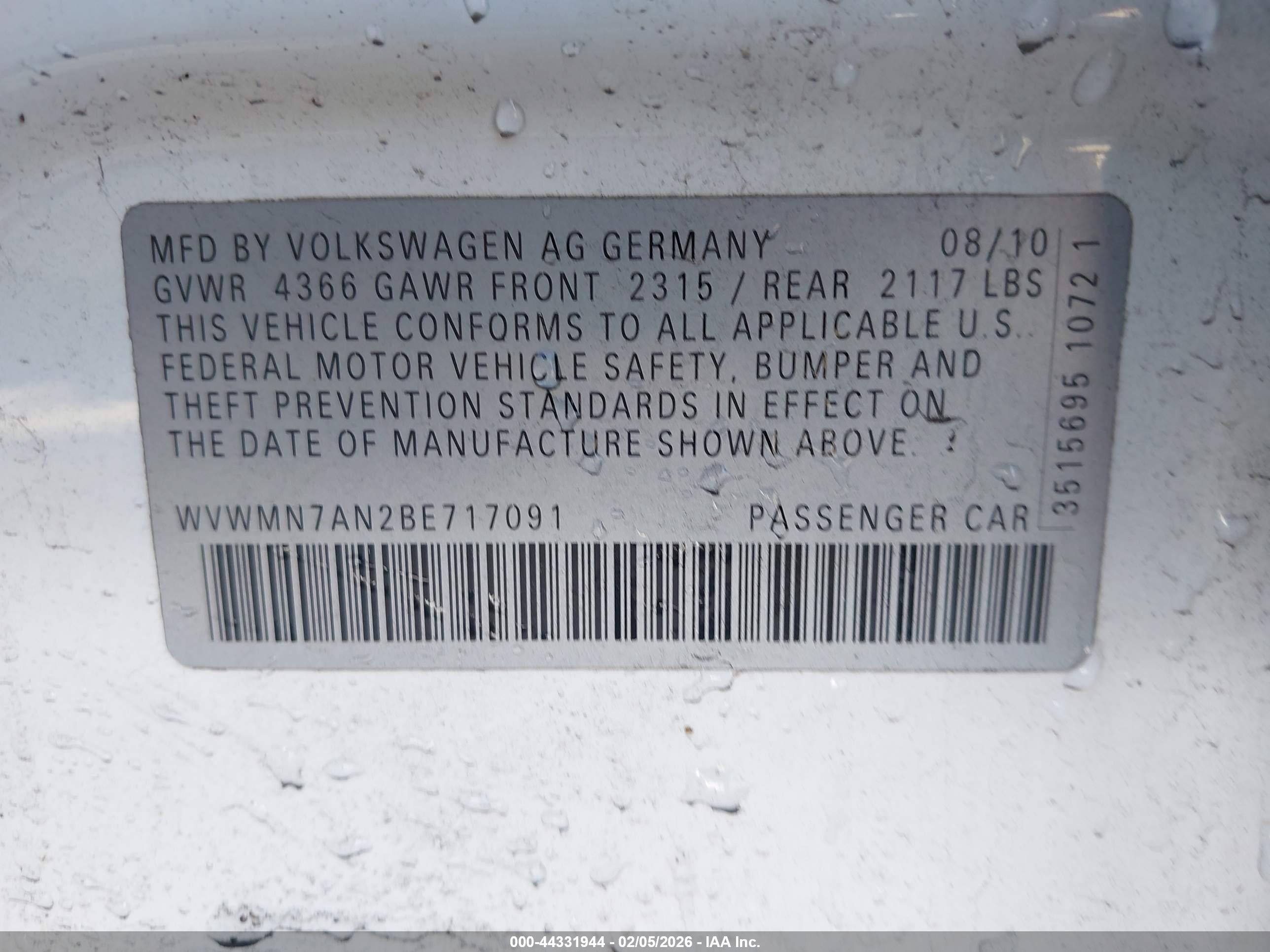 VOLKSWAGEN CC image 9