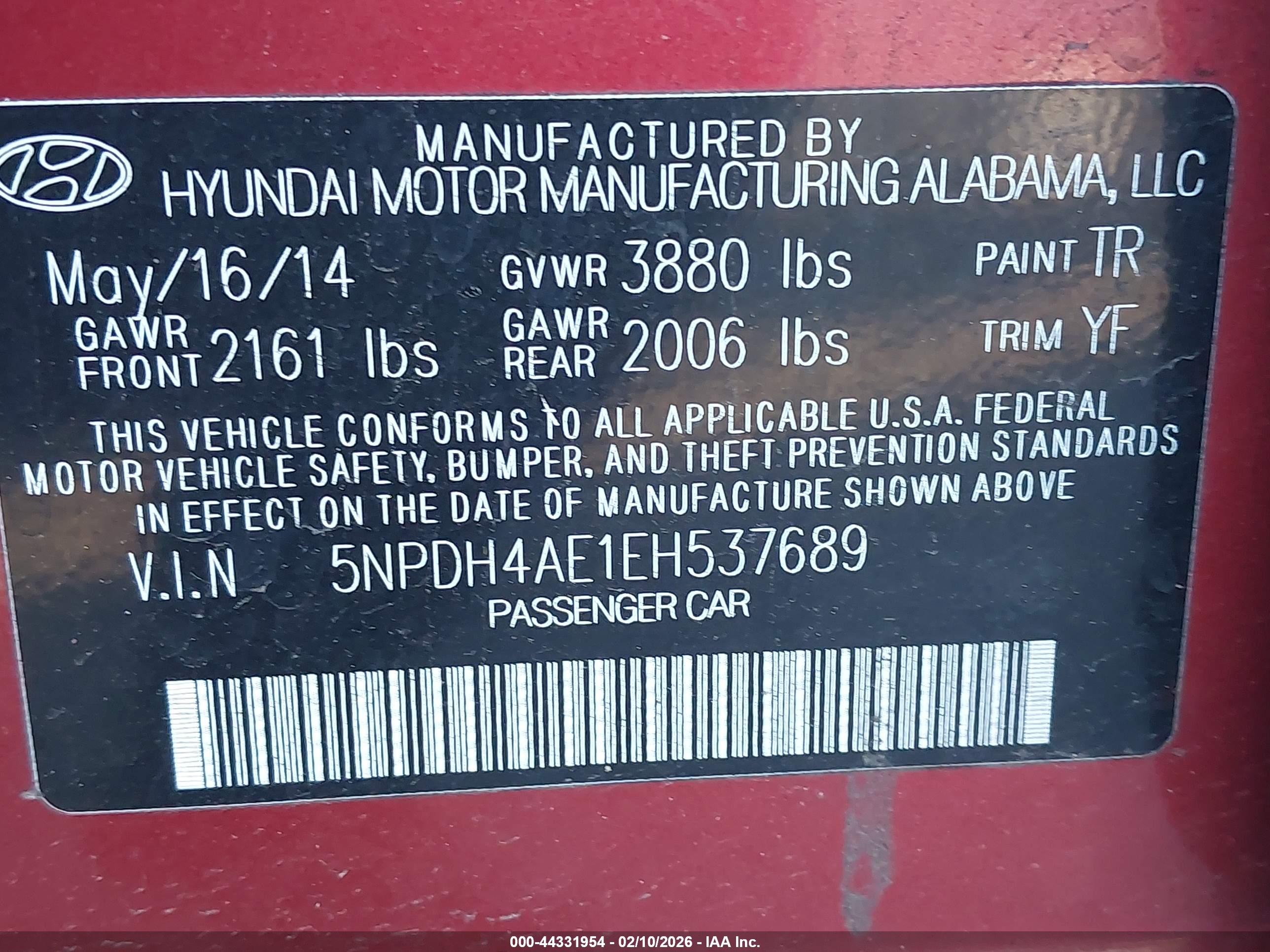 HYUNDAI ELANTRA image 9
