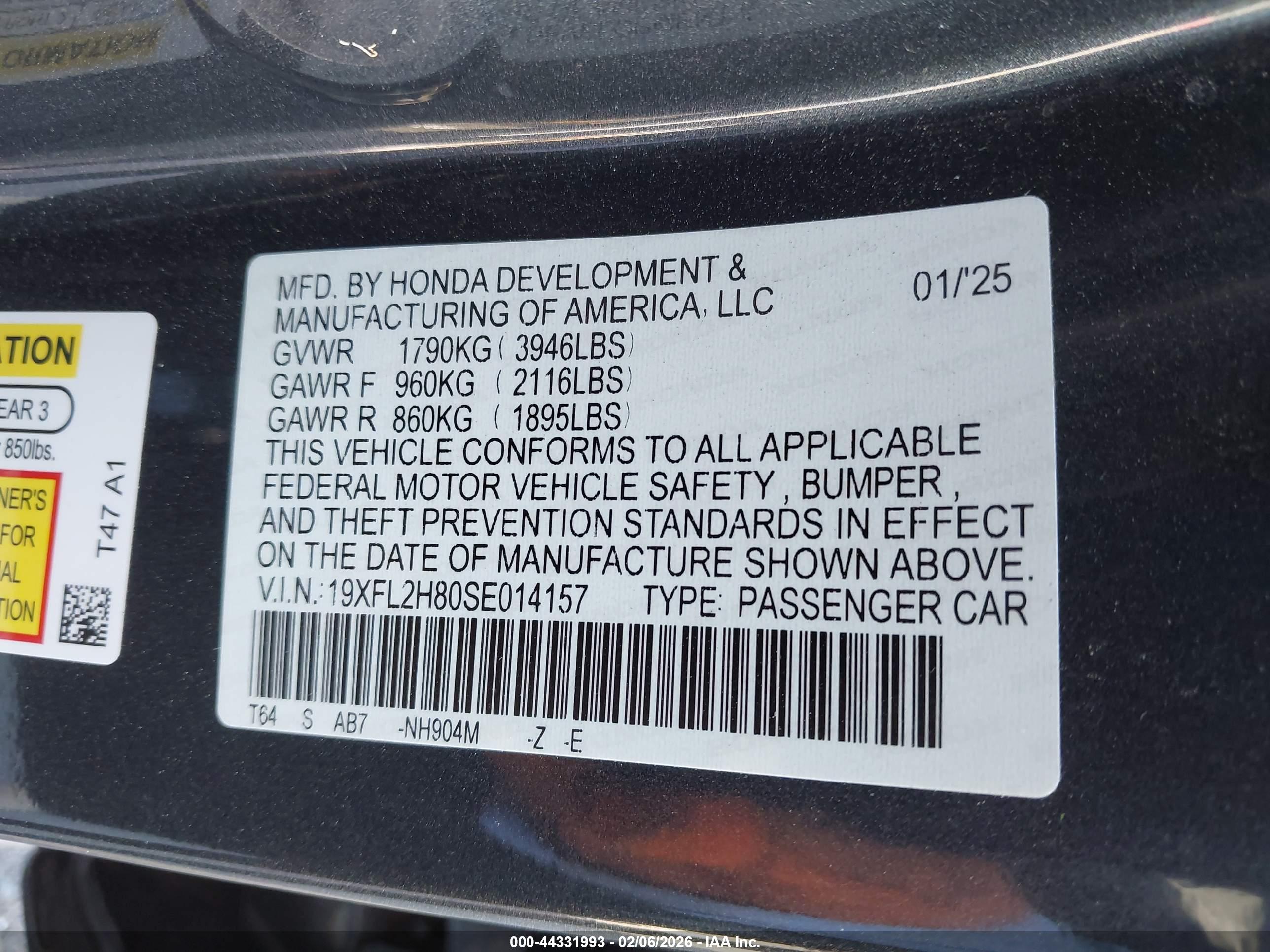 HONDA CIVIC image 9