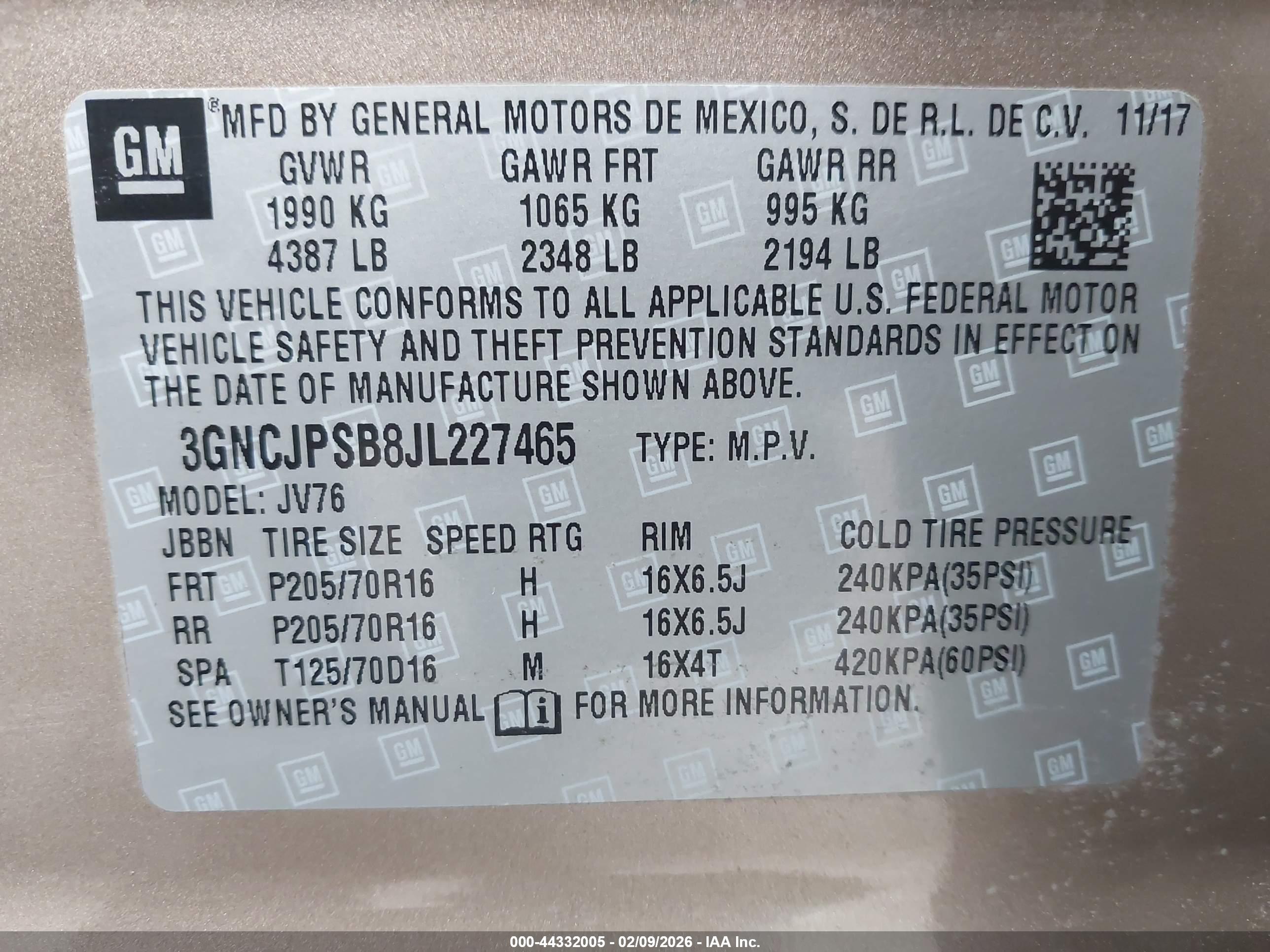 CHEVROLET TRAX image 9