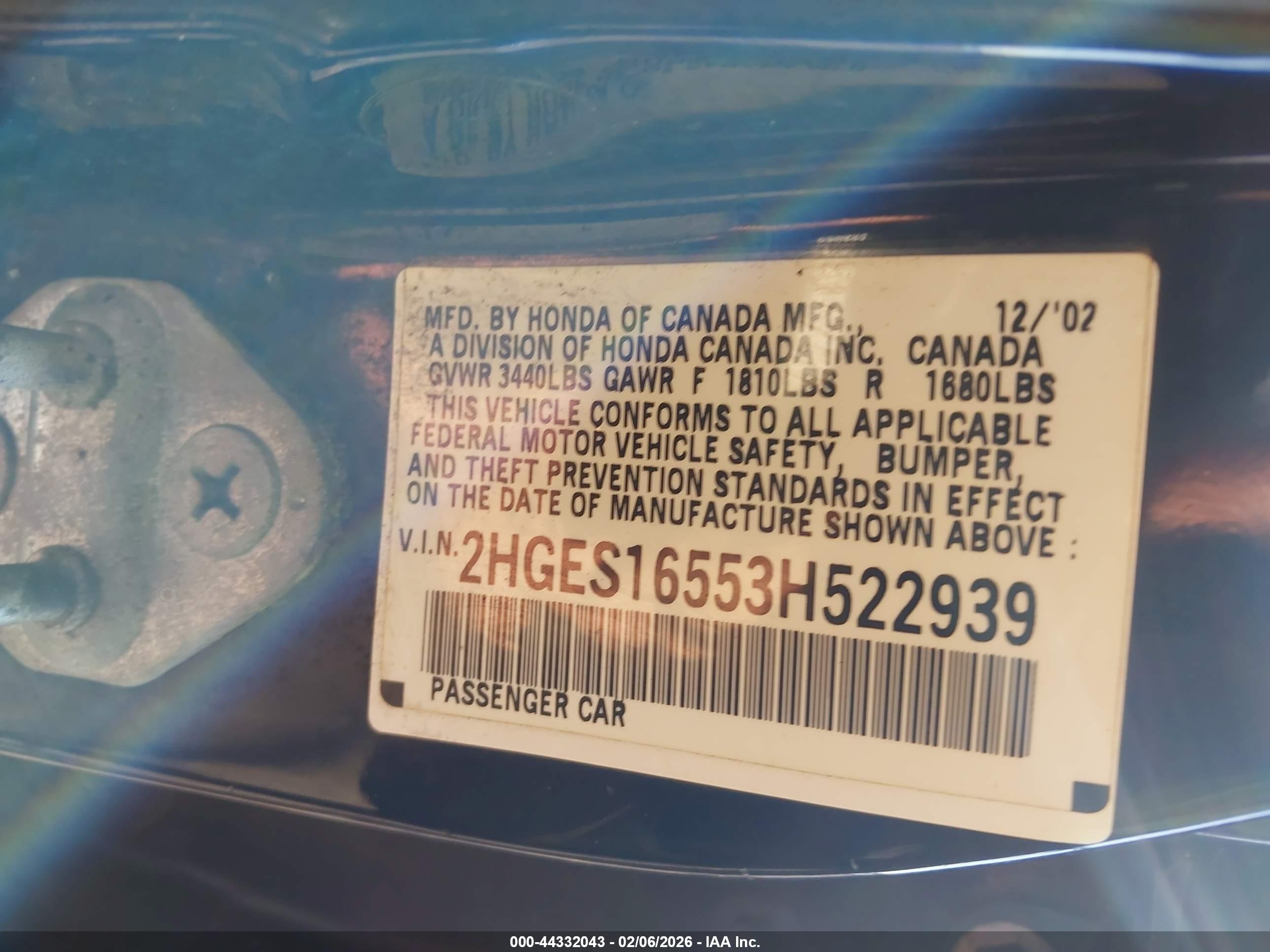 HONDA CIVIC image 9