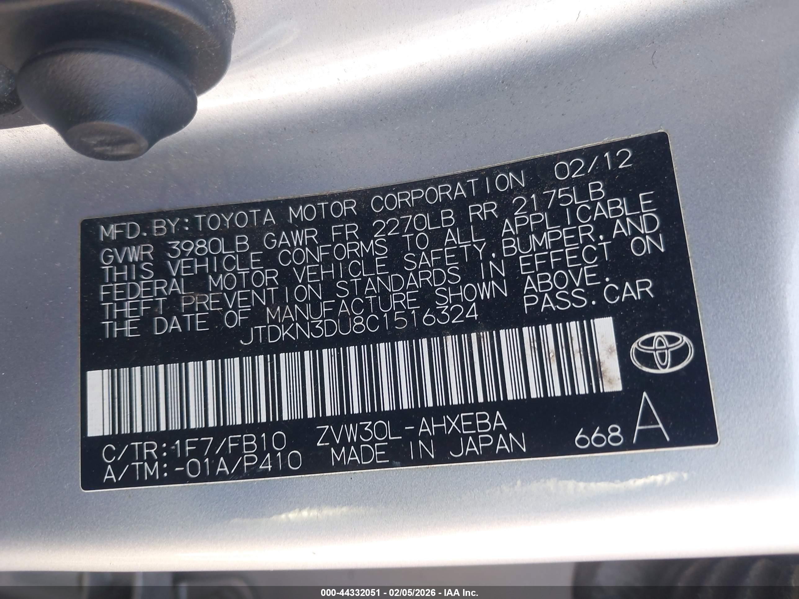 TOYOTA PRIUS image 9