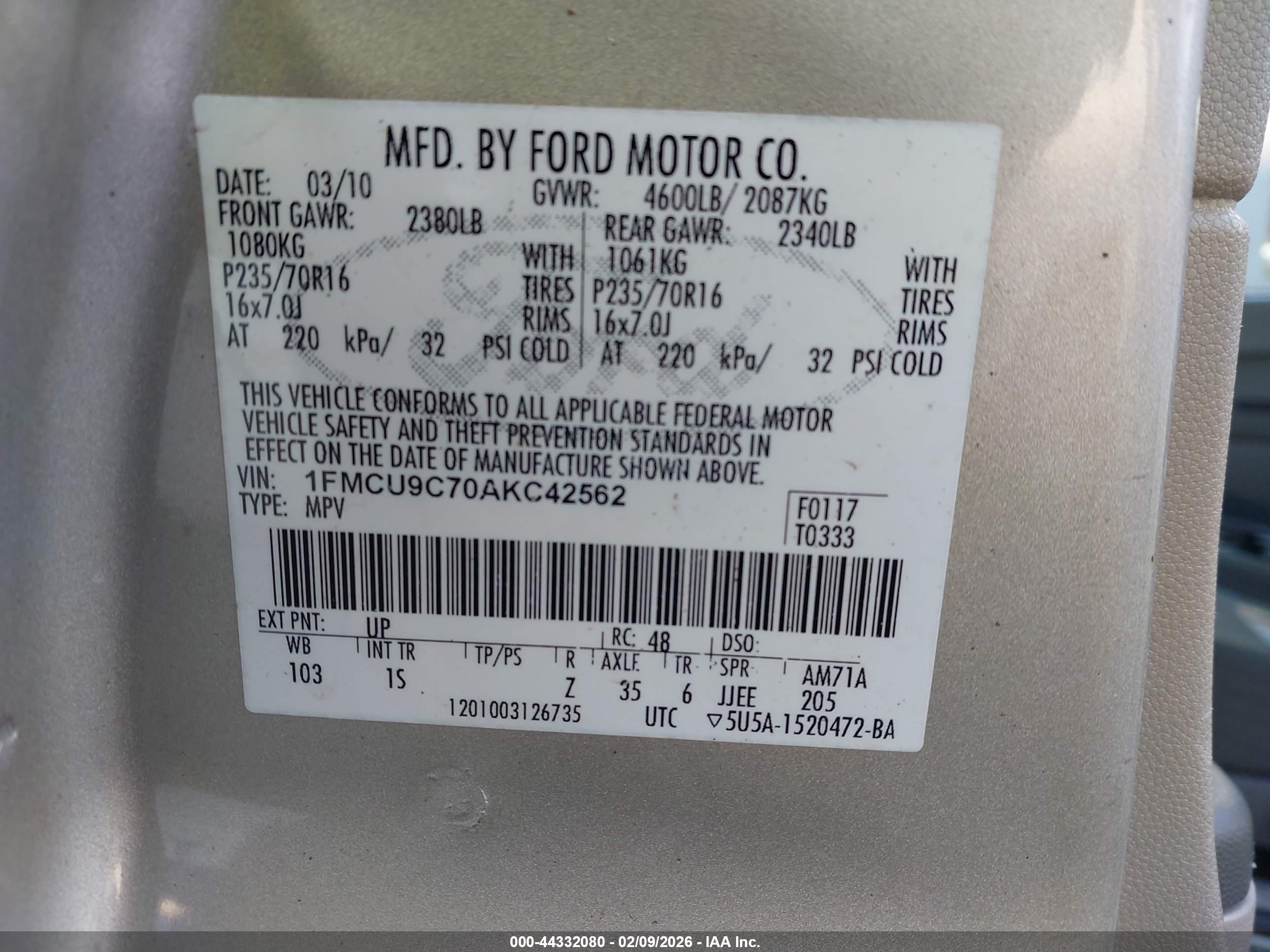 FORD ESCAPE image 9