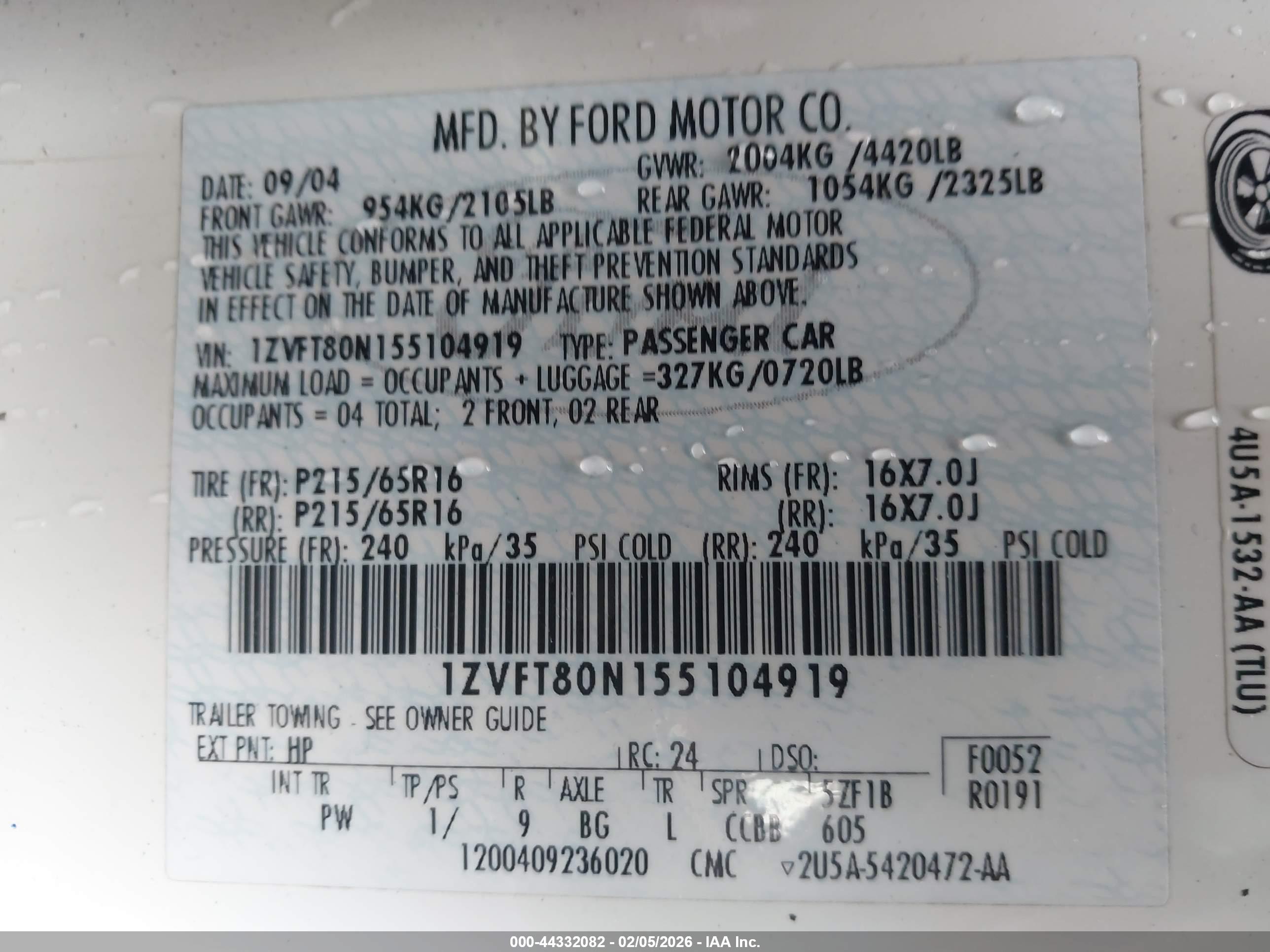 FORD MUSTANG image 9