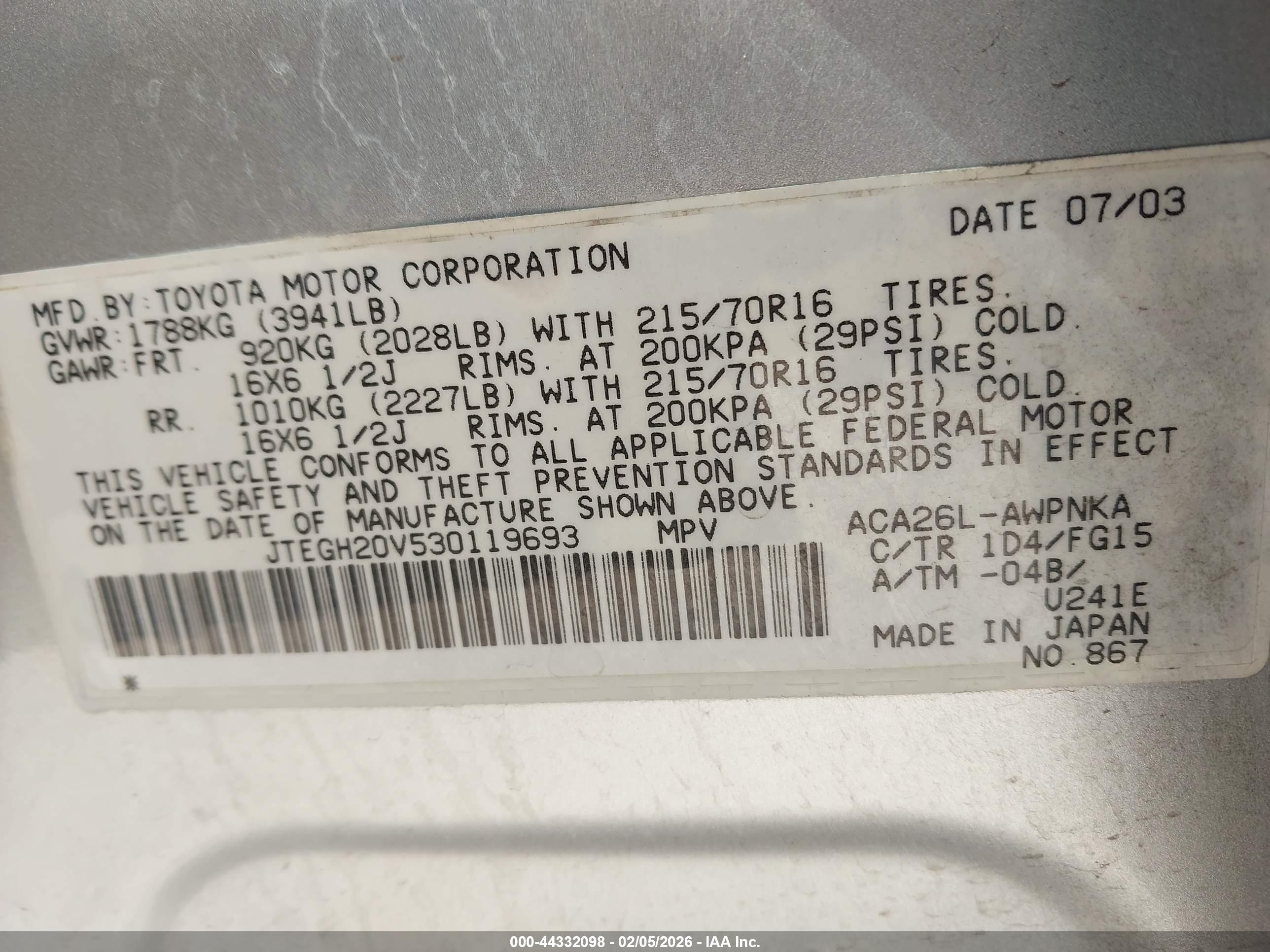 TOYOTA RAV4 image 9