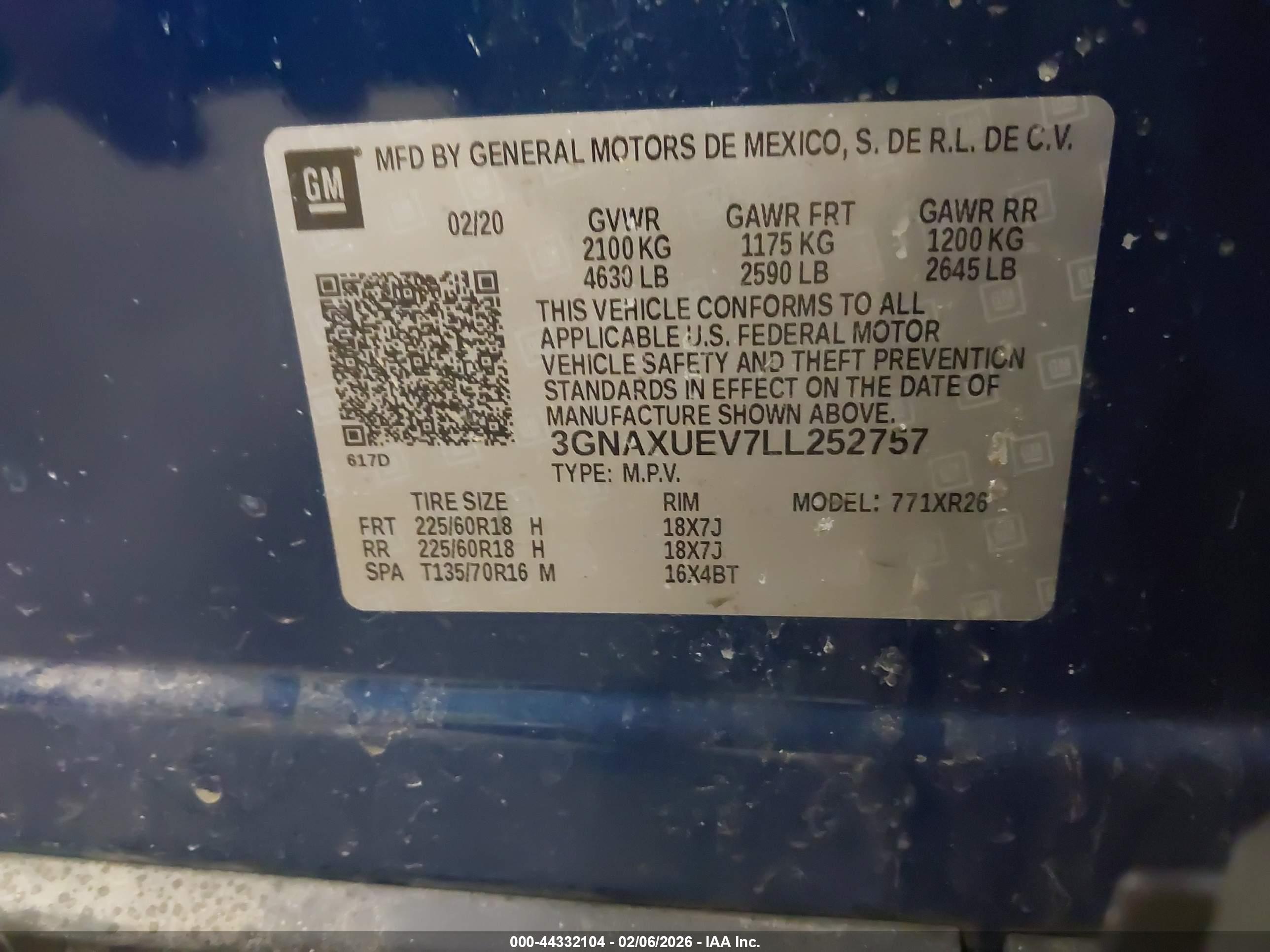 CHEVROLET EQUINOX image 9