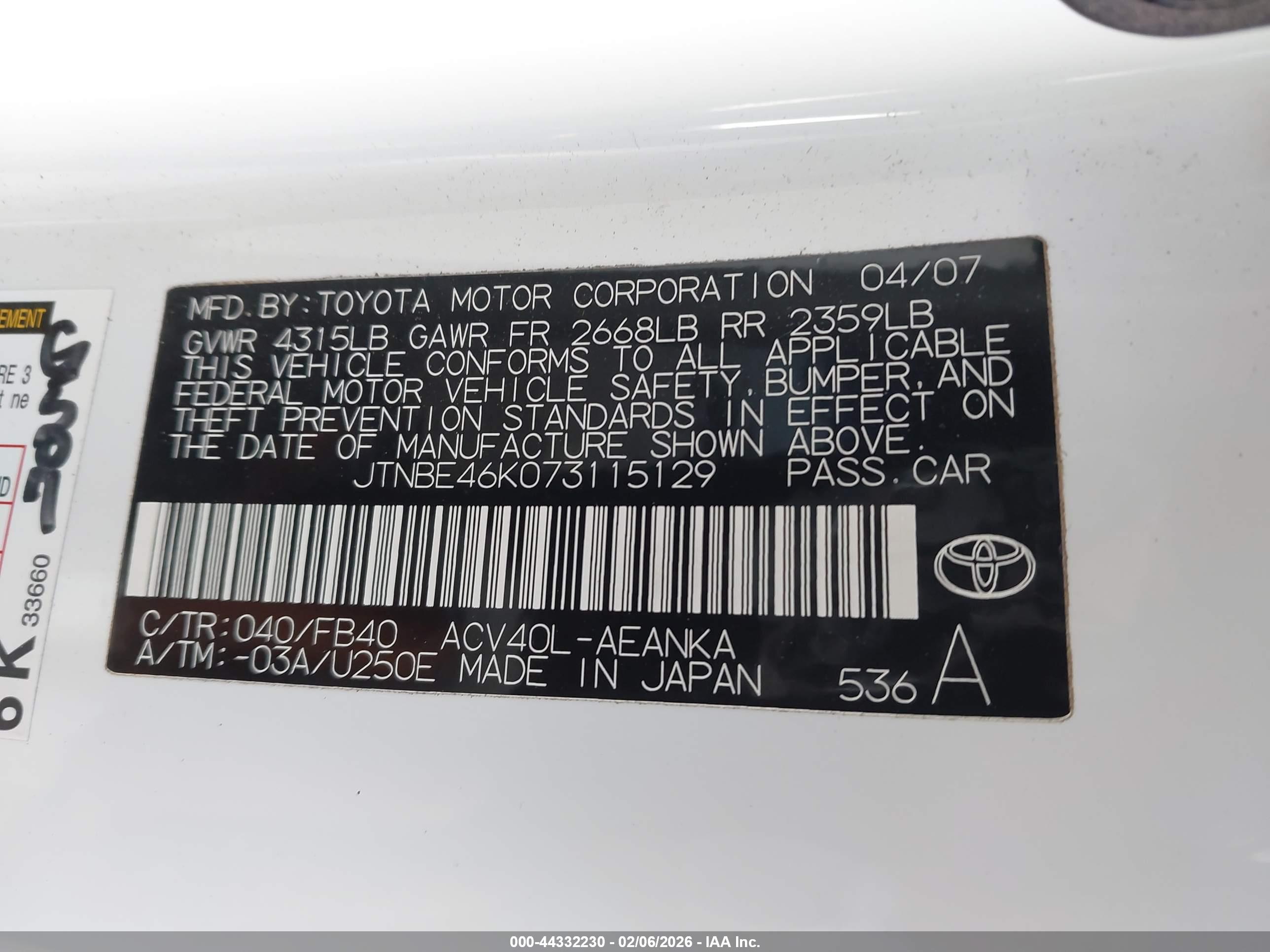 TOYOTA CAMRY image 9