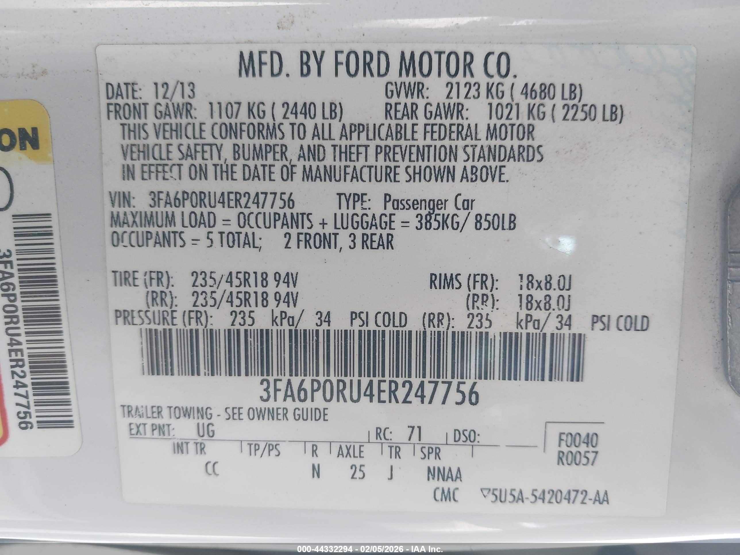 FORD FUSION image 9