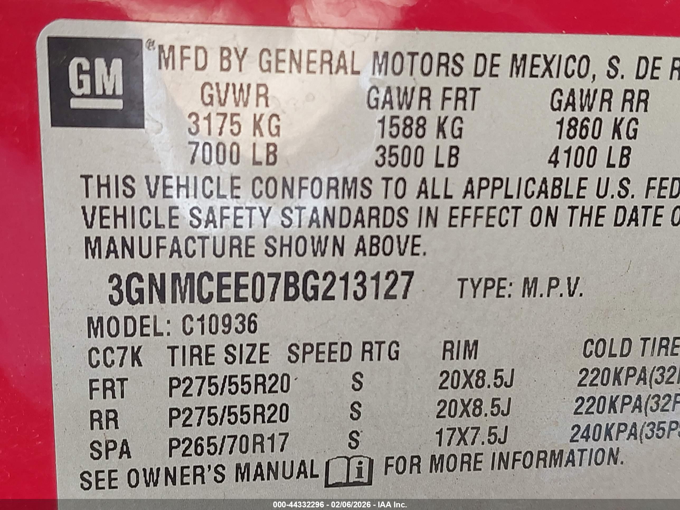 CHEVROLET AVALANCHE image 9