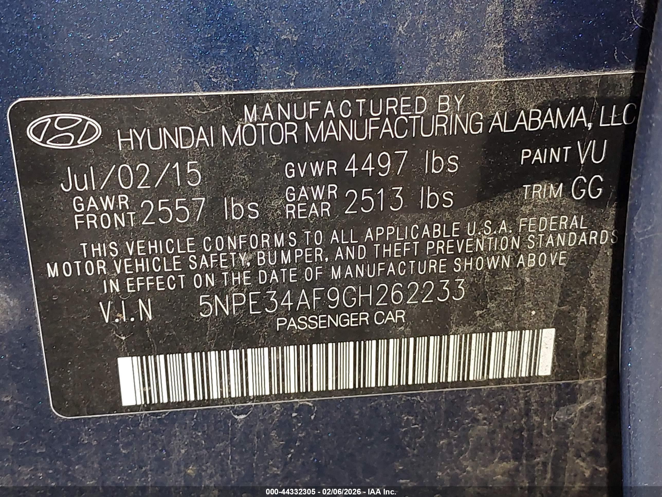 HYUNDAI SONATA image 9