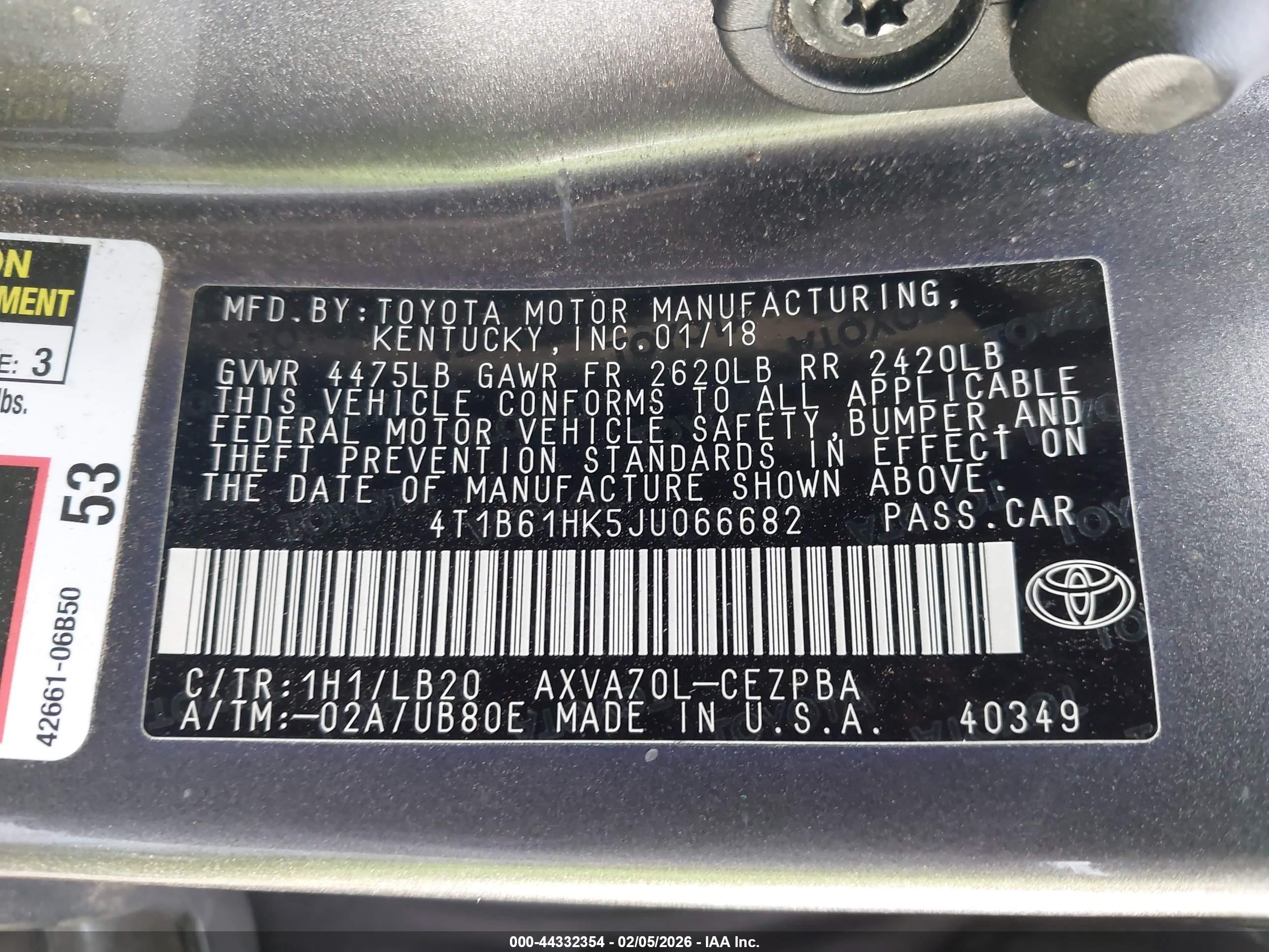 TOYOTA CAMRY image 9