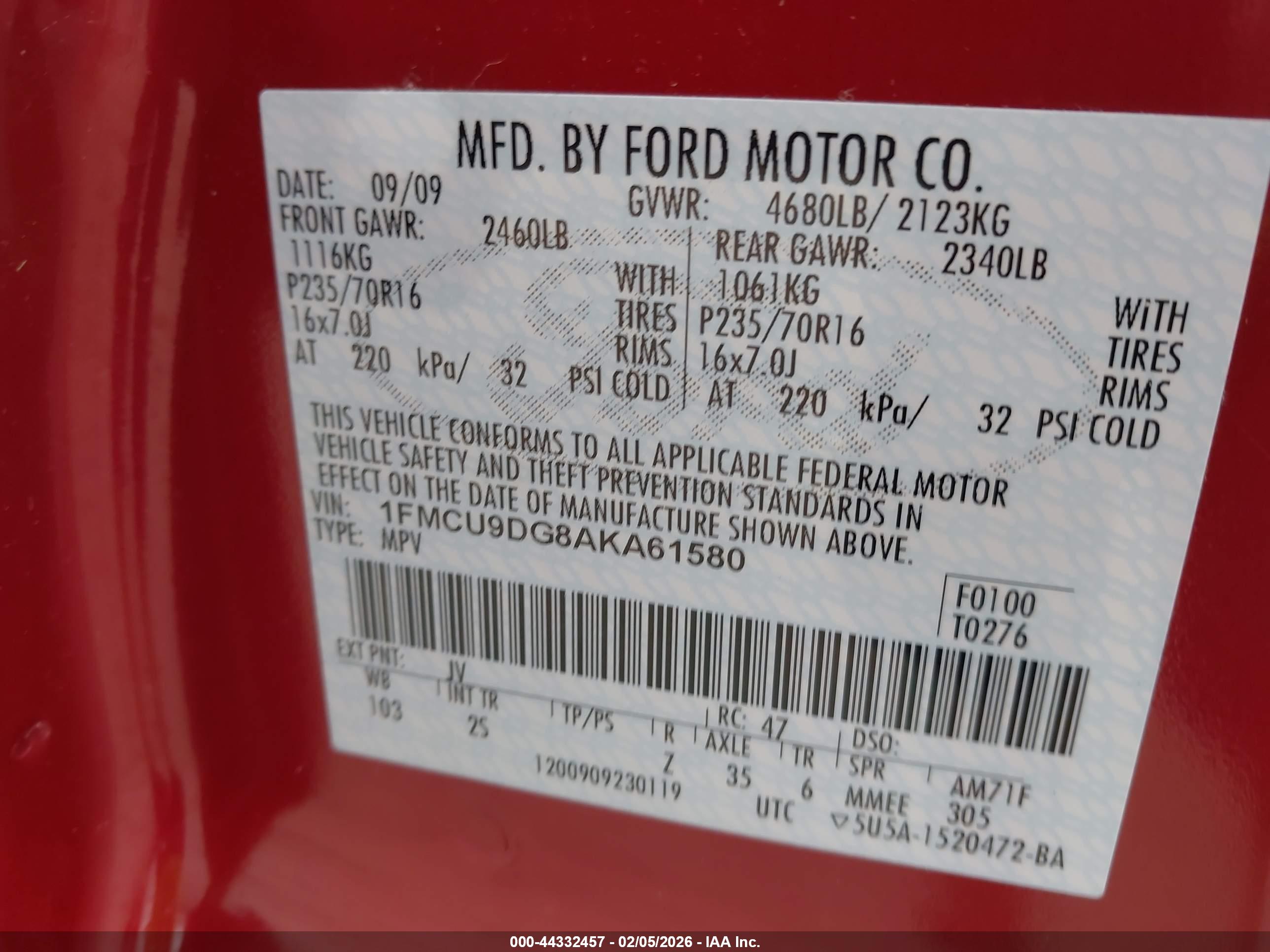 FORD ESCAPE image 9