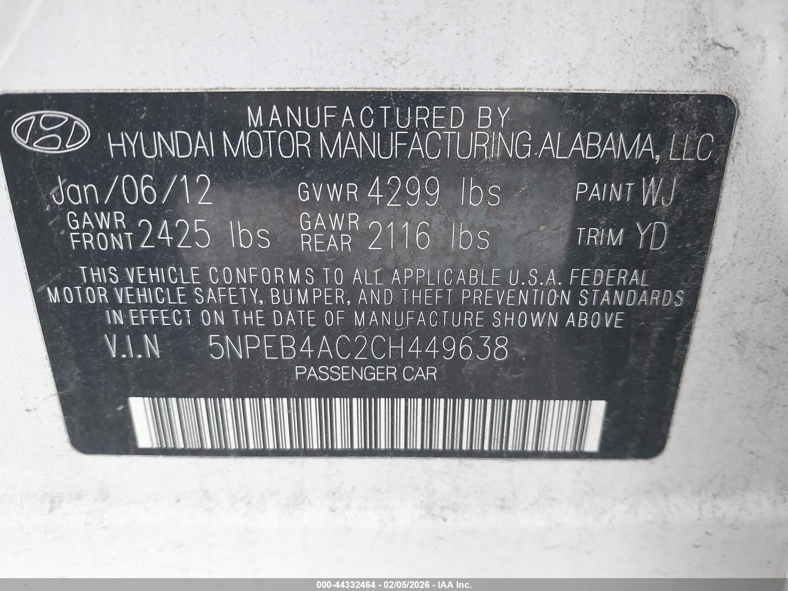 HYUNDAI SONATA image 9