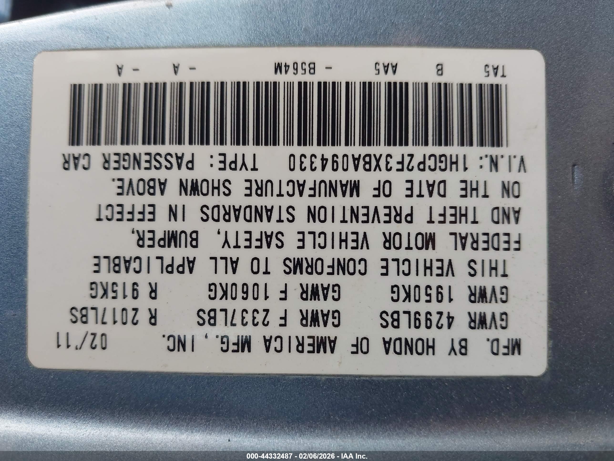 HONDA ACCORD image 9