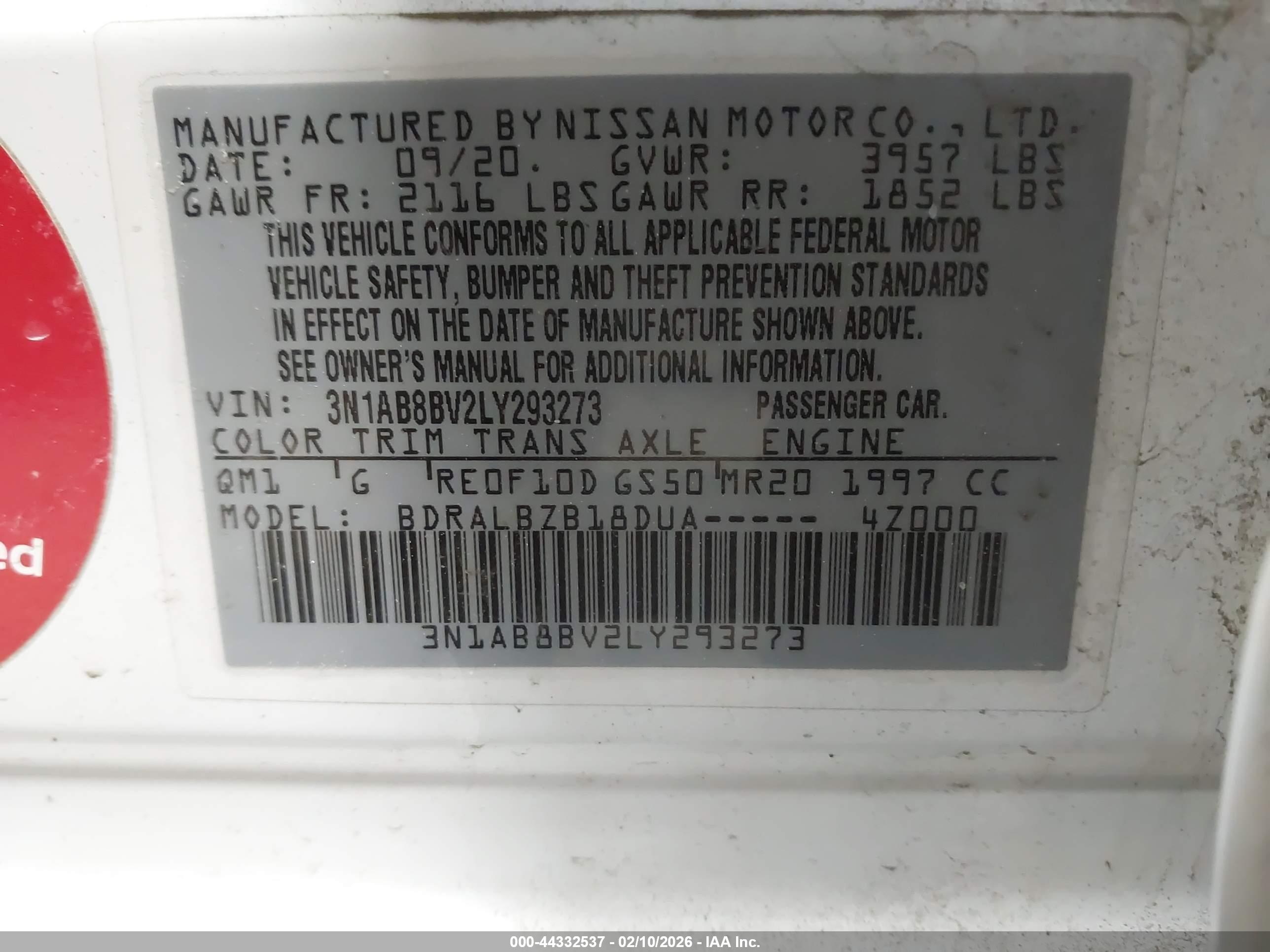 NISSAN SENTRA image 9