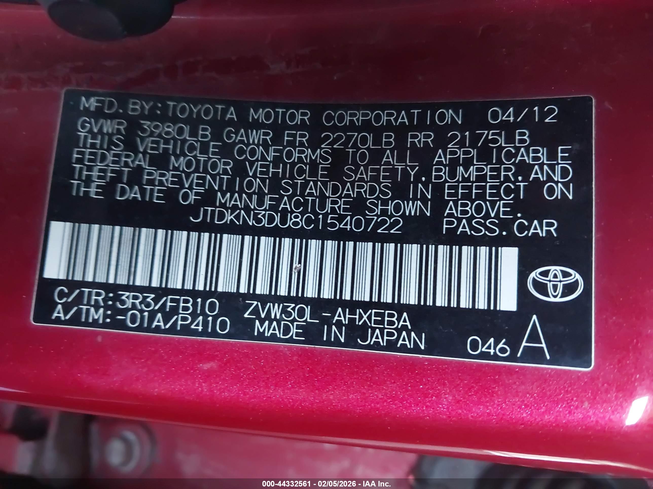 TOYOTA PRIUS image 9
