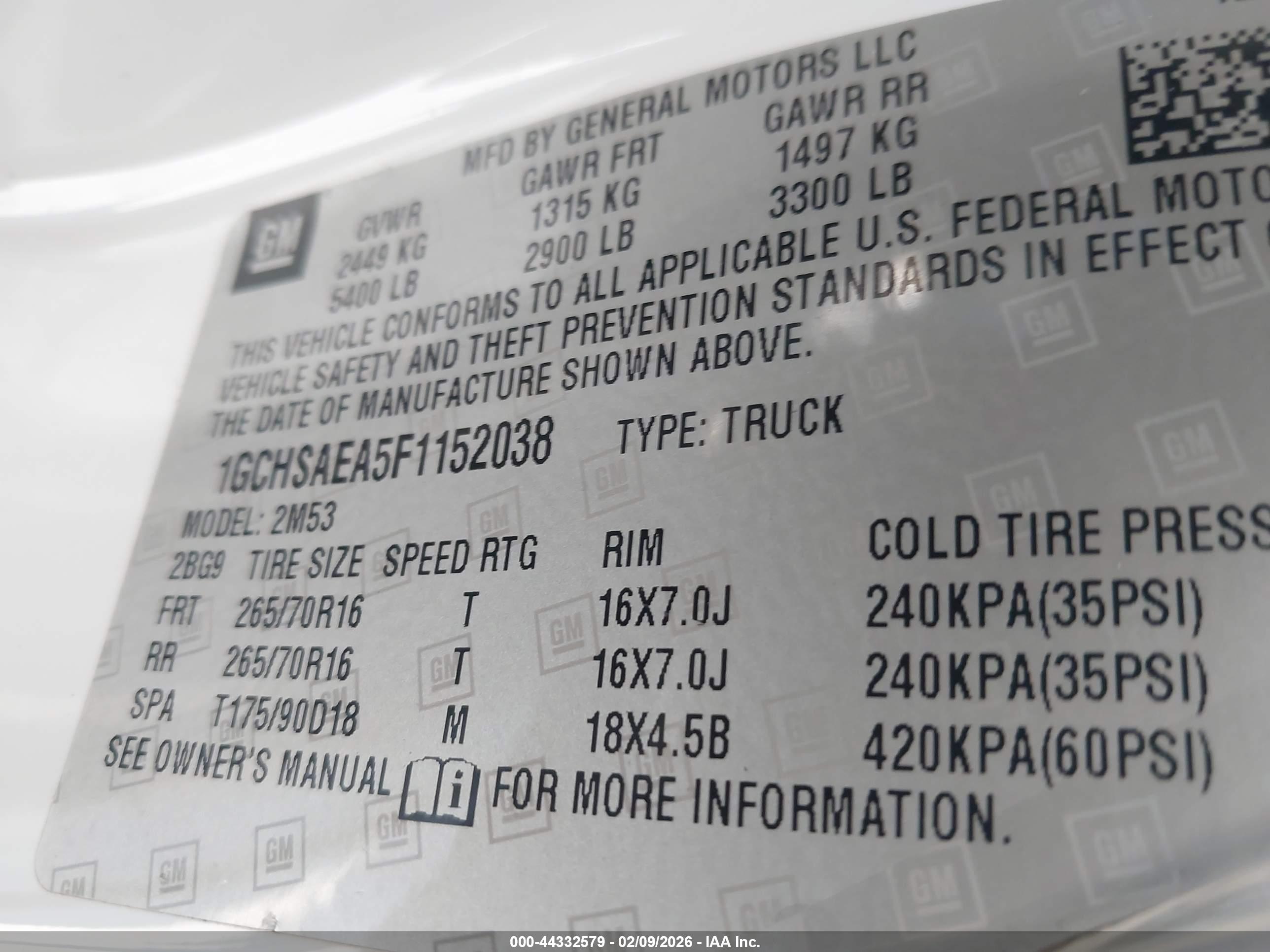 CHEVROLET COLORADO image 9