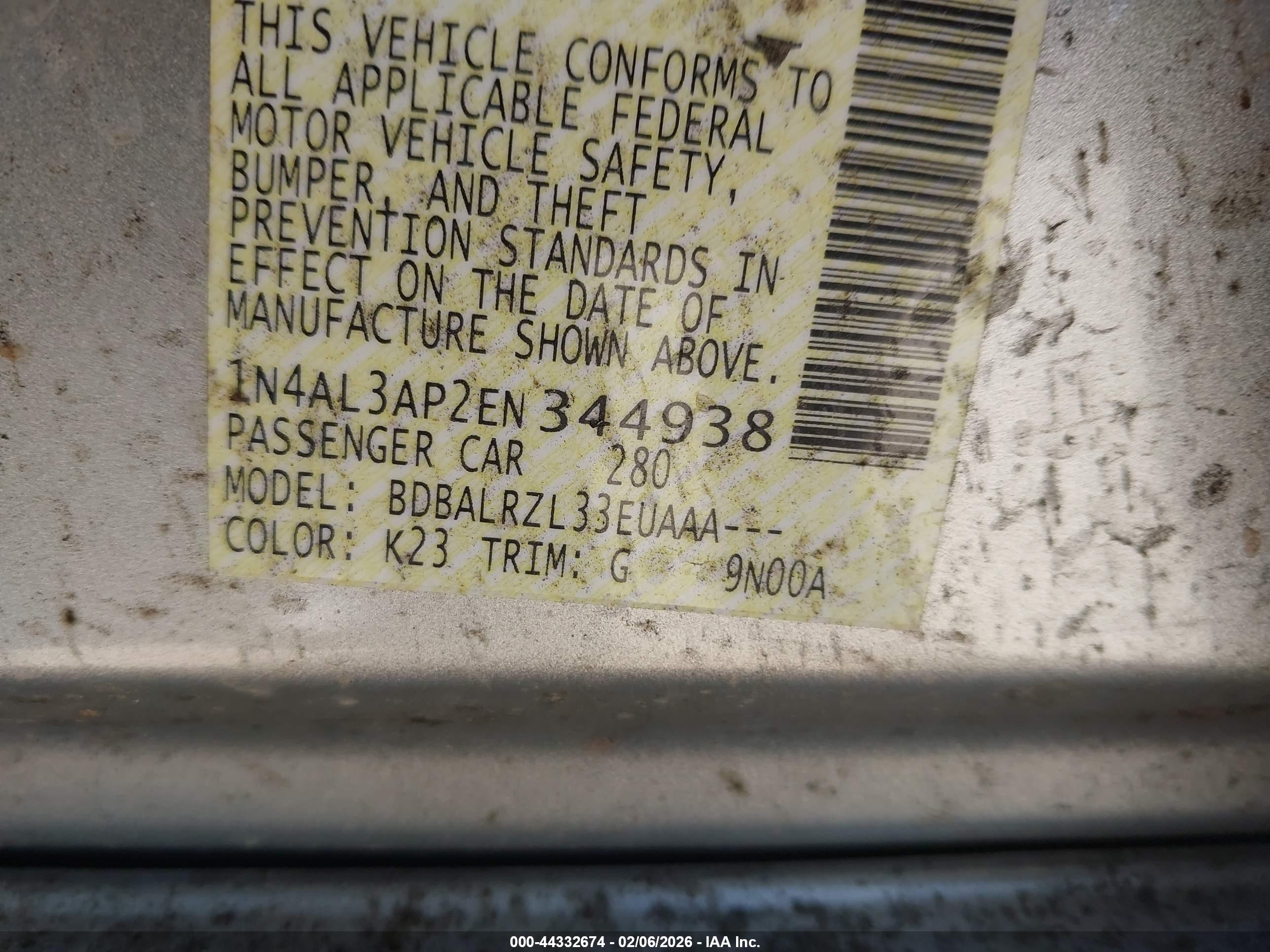 NISSAN ALTIMA image 9