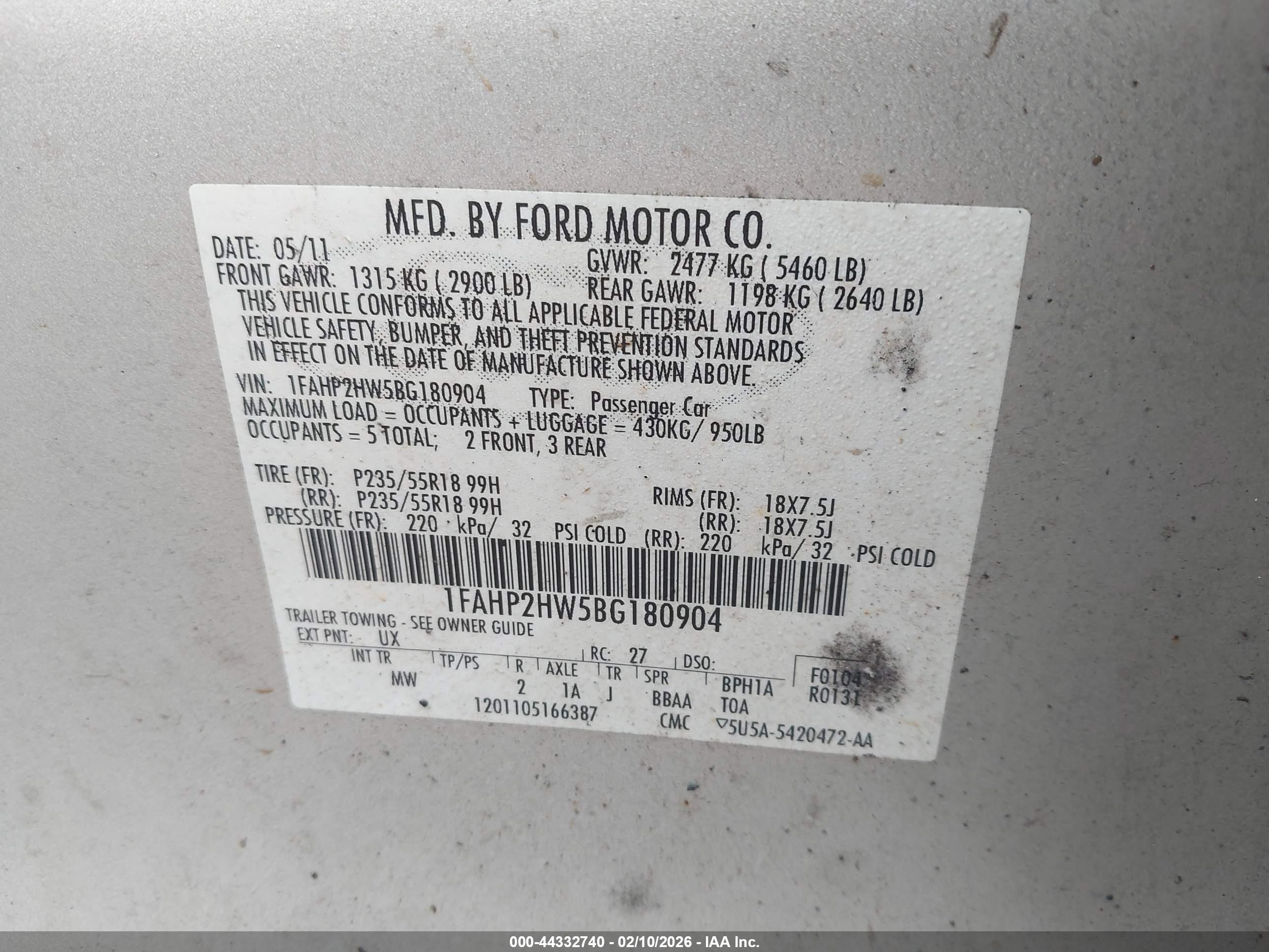 FORD TAURUS image 9