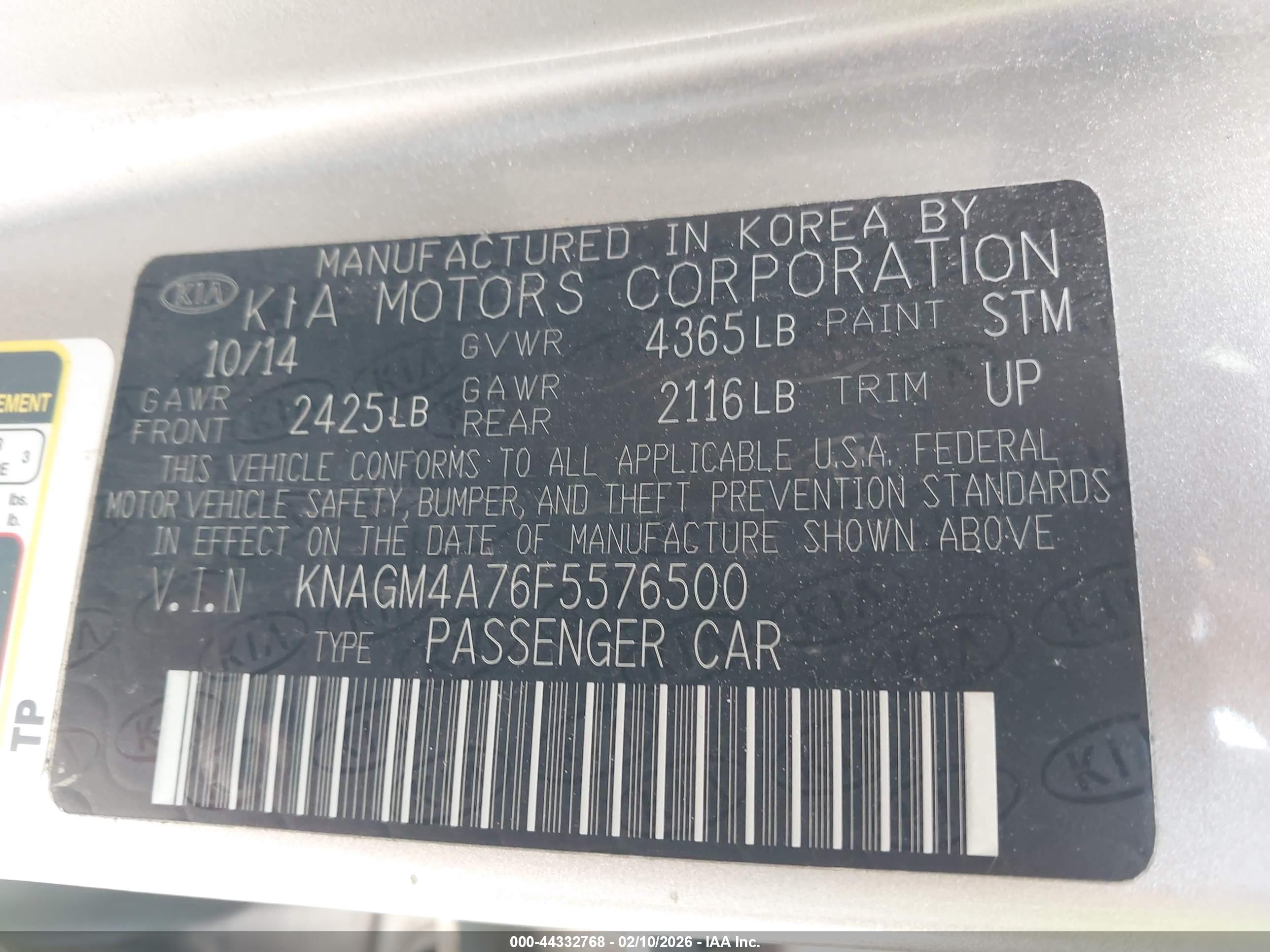 KIA OPTIMA image 9
