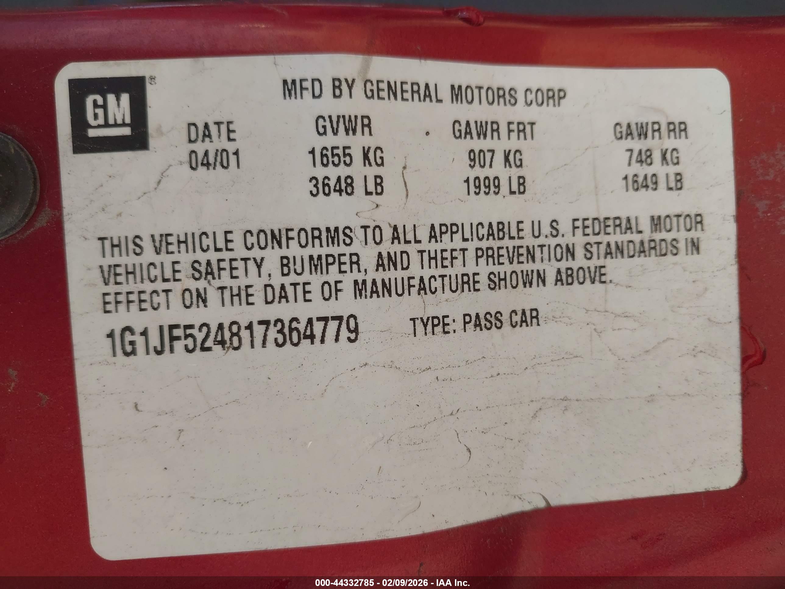 CHEVROLET CAVALIER image 9
