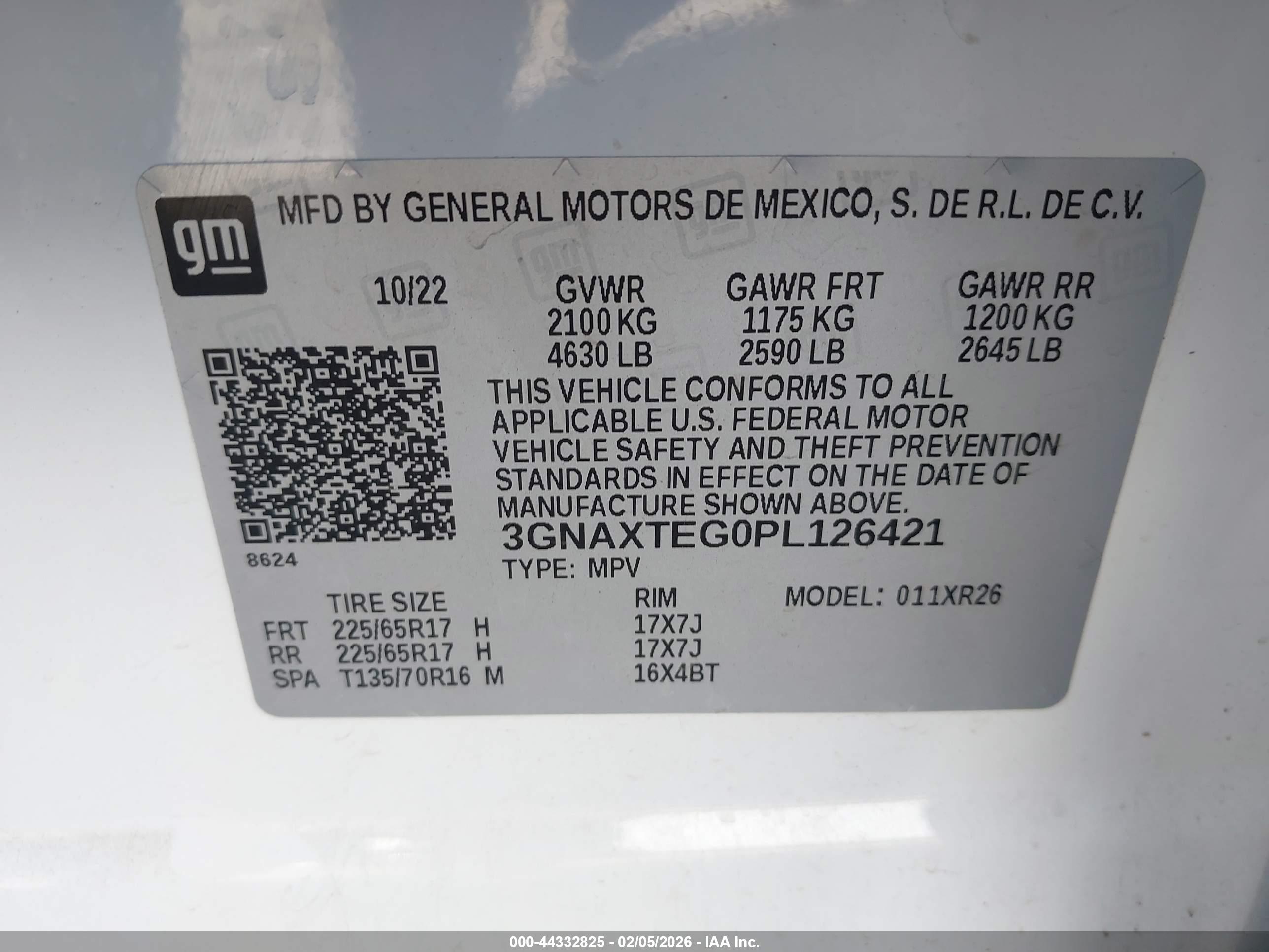 CHEVROLET EQUINOX image 9