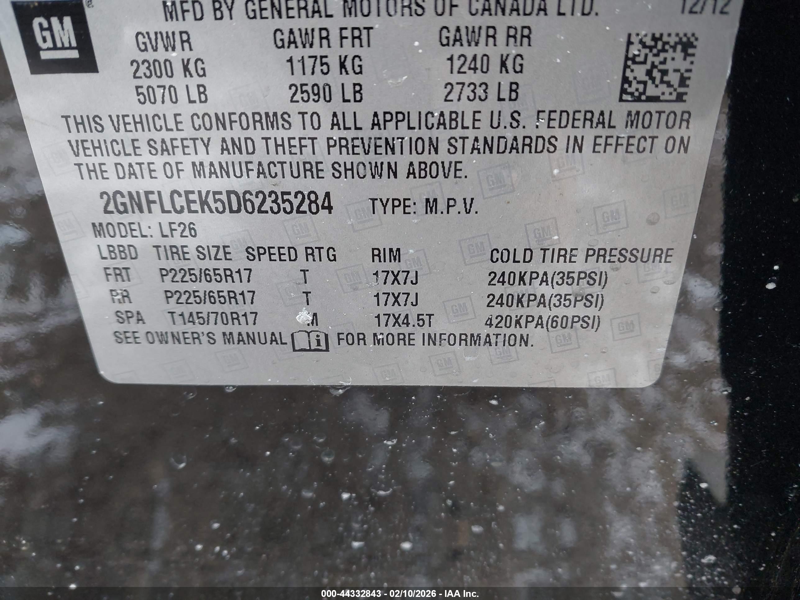 CHEVROLET EQUINOX image 9