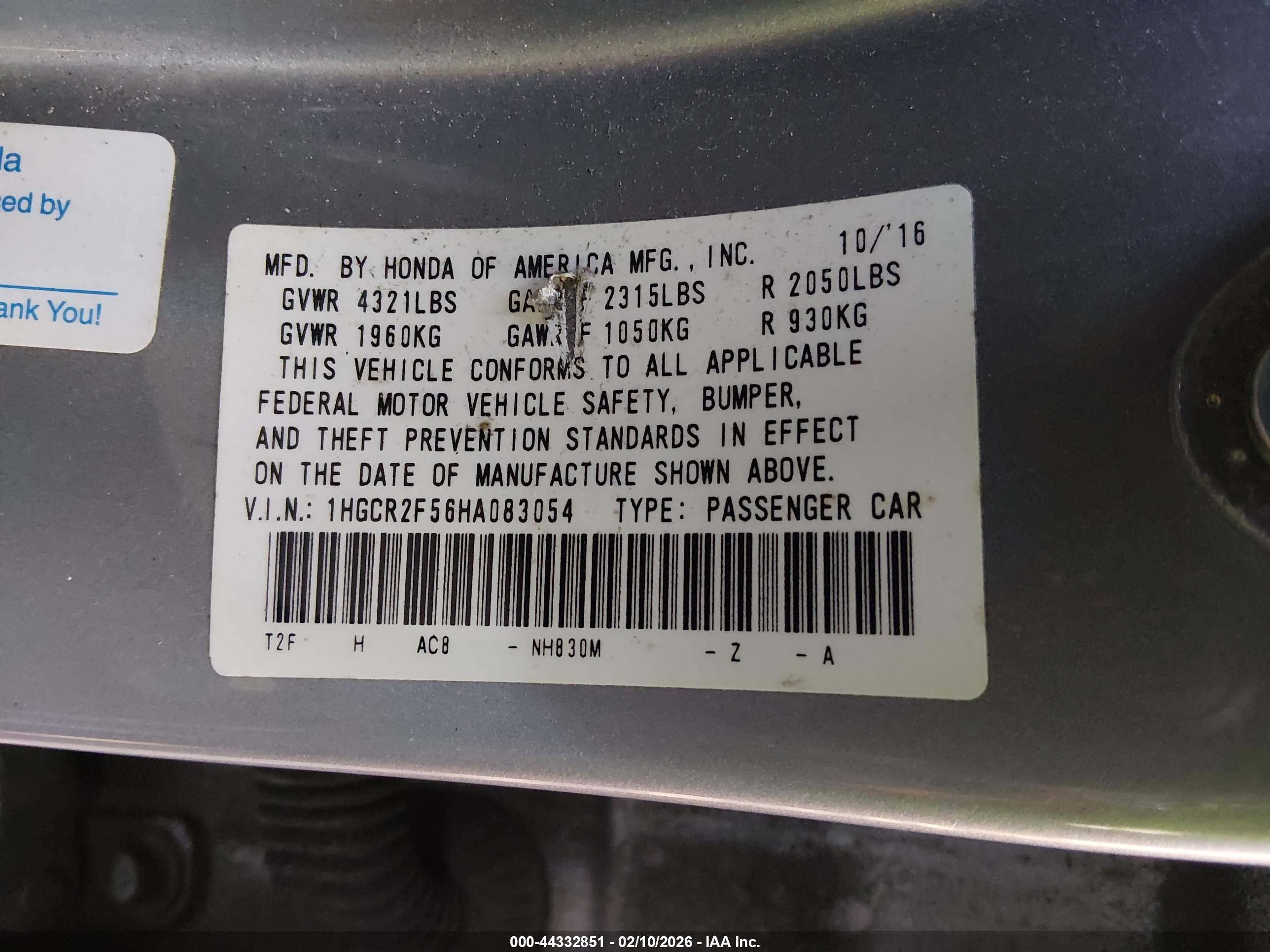 HONDA ACCORD image 9