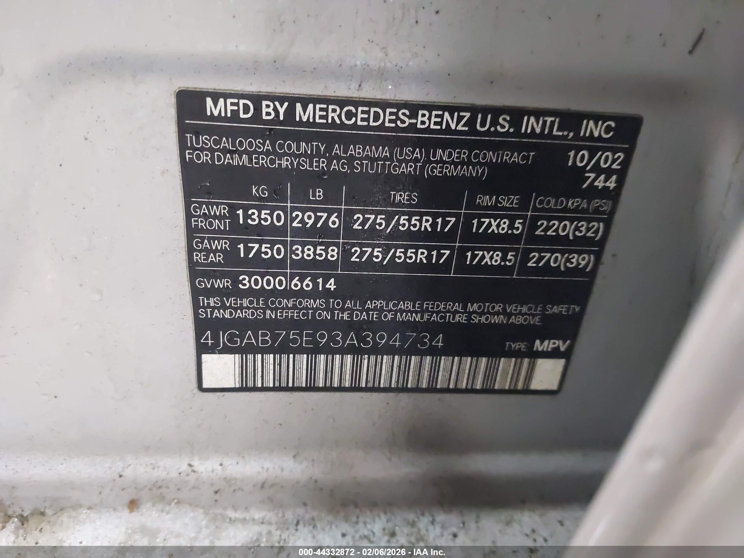 MERCEDES-BENZ M-CLASS image 9