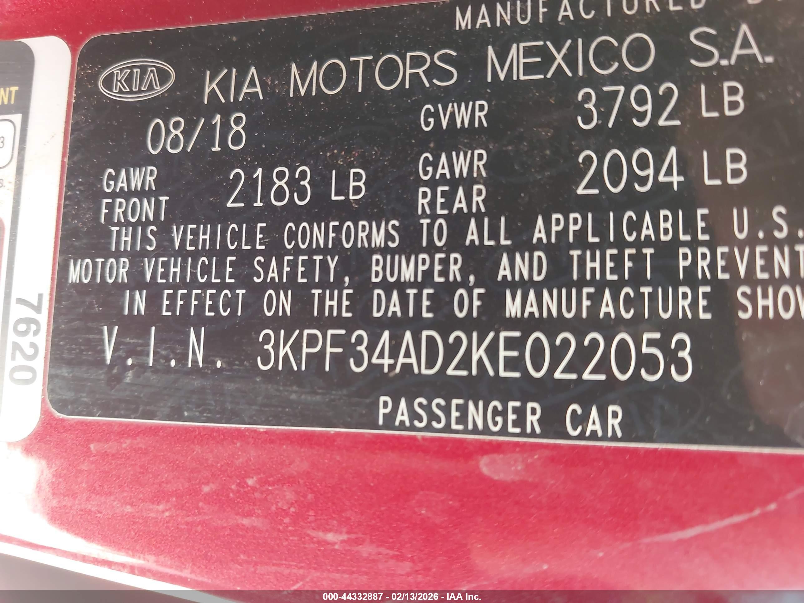 KIA FORTE image 9