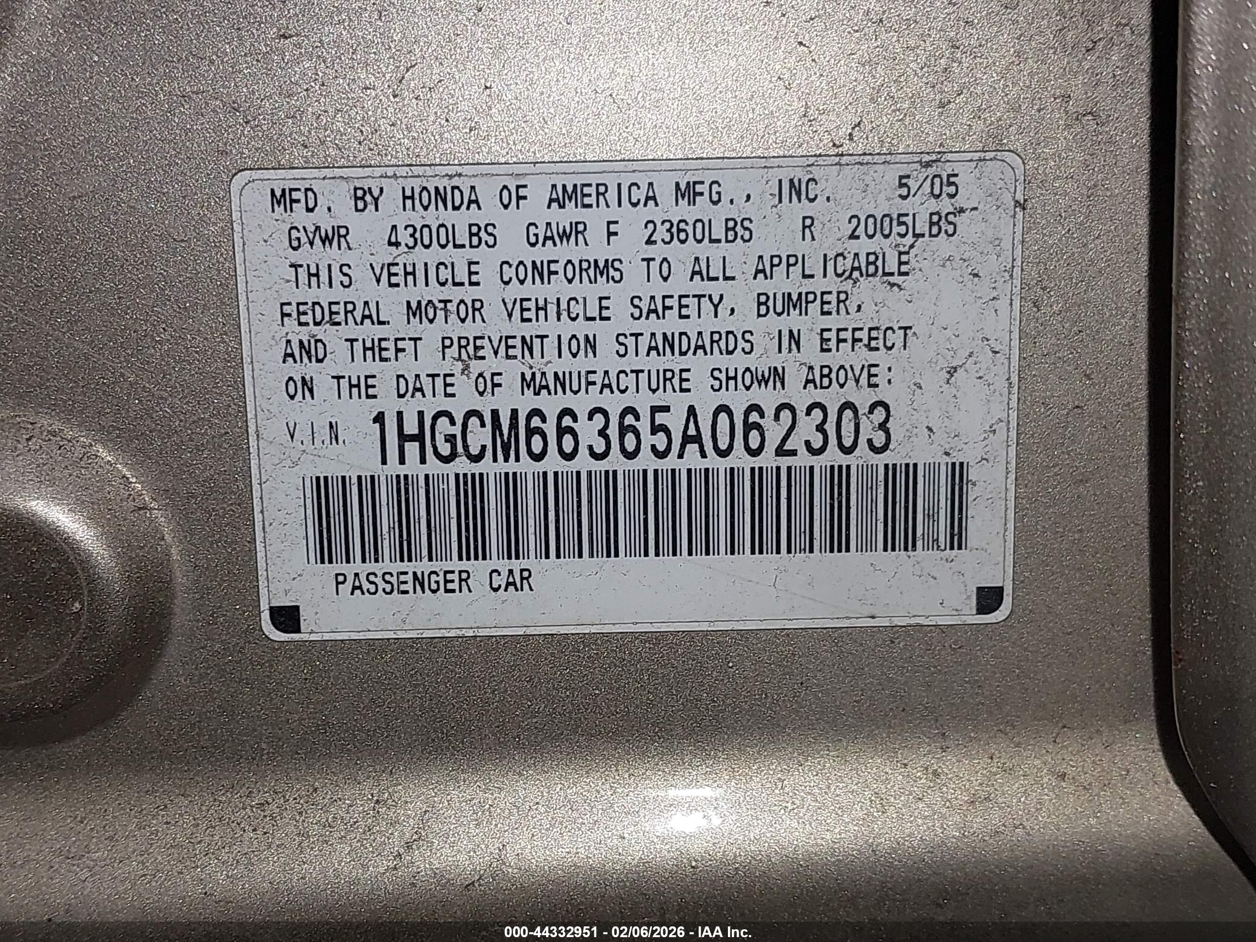 HONDA ACCORD image 9